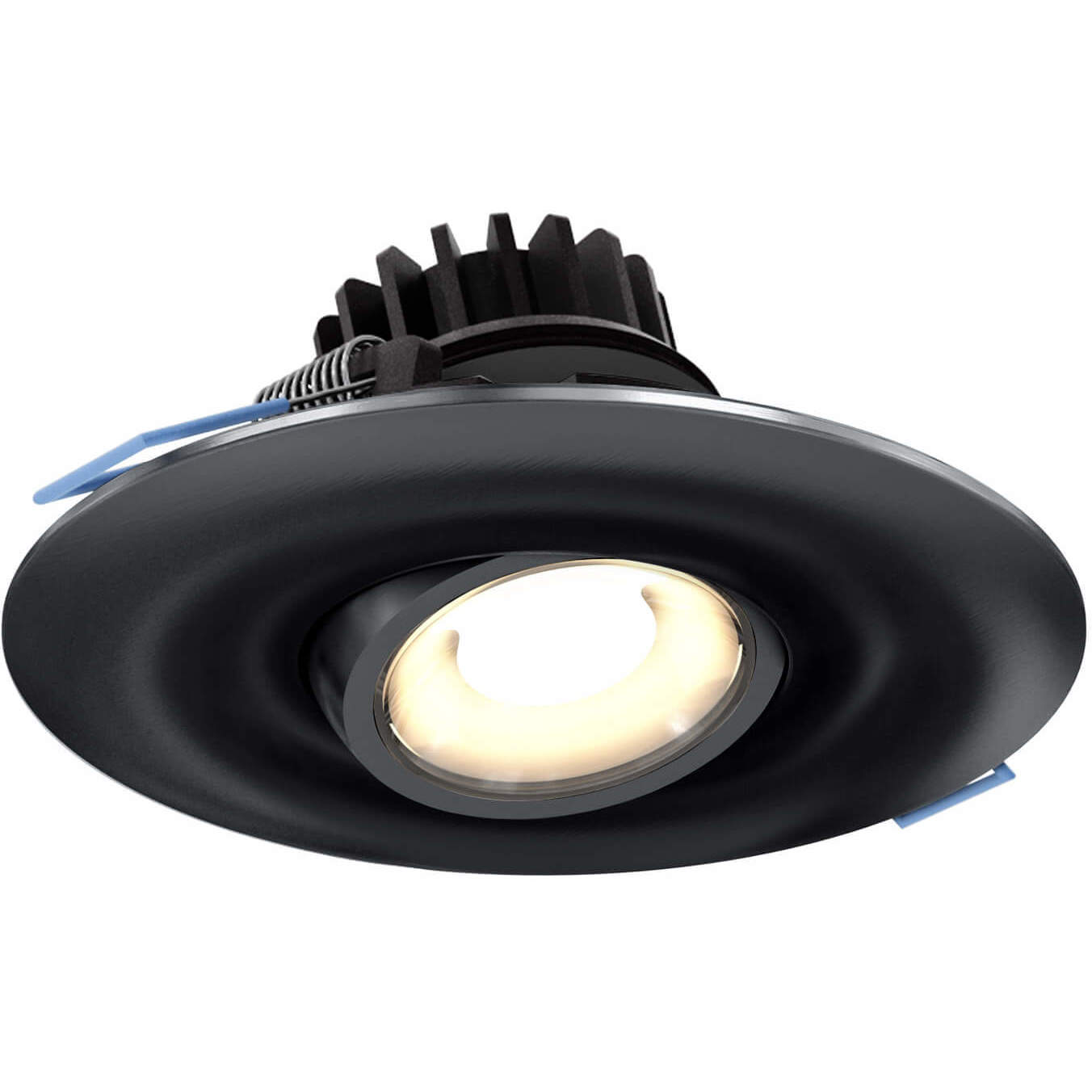 Scope Black 8.00 watt LED Directional in Color Temperature Changing, Recessed Gimbal Light
