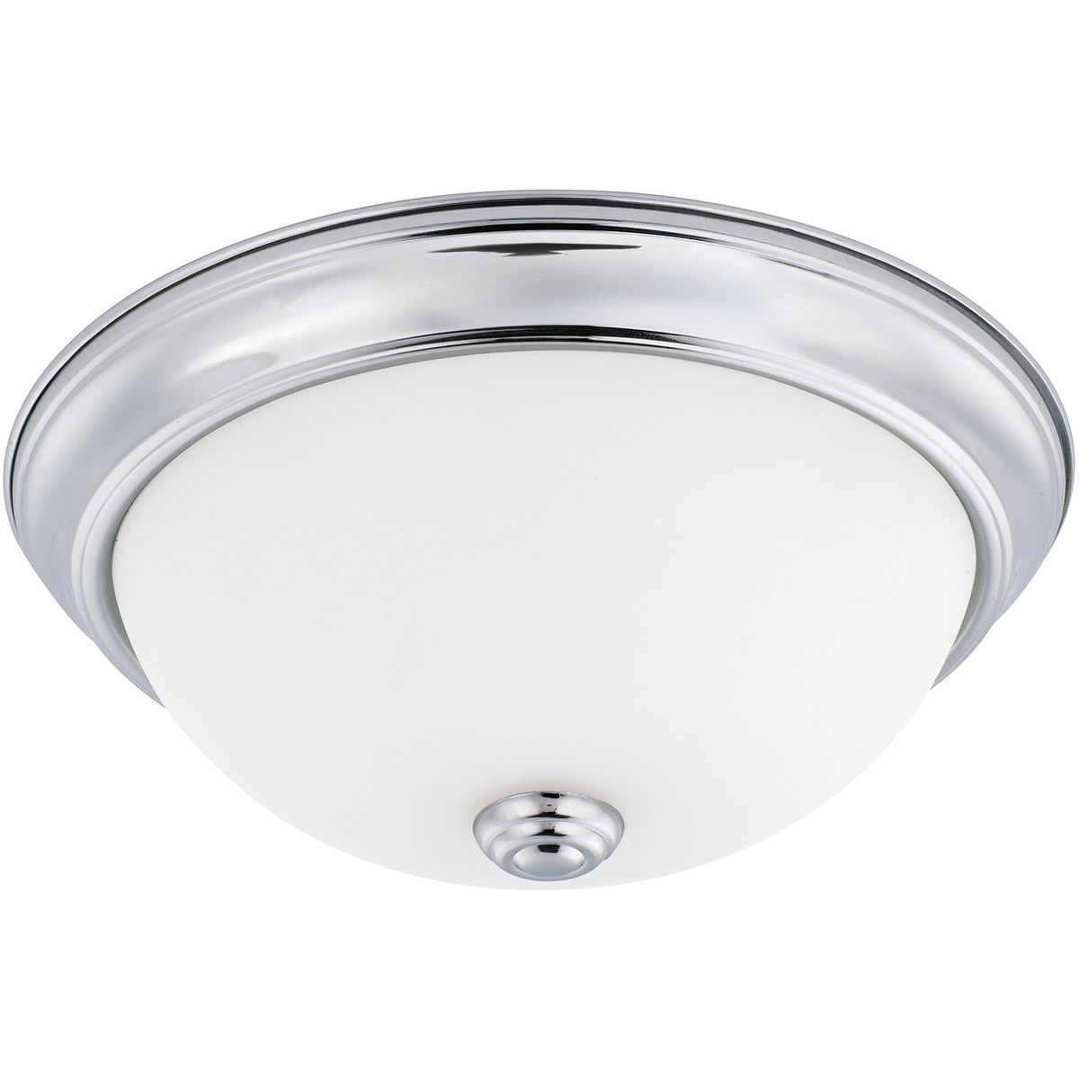 Elijah 2 Light 11 inch Chrome Flush Mount Ceiling Light