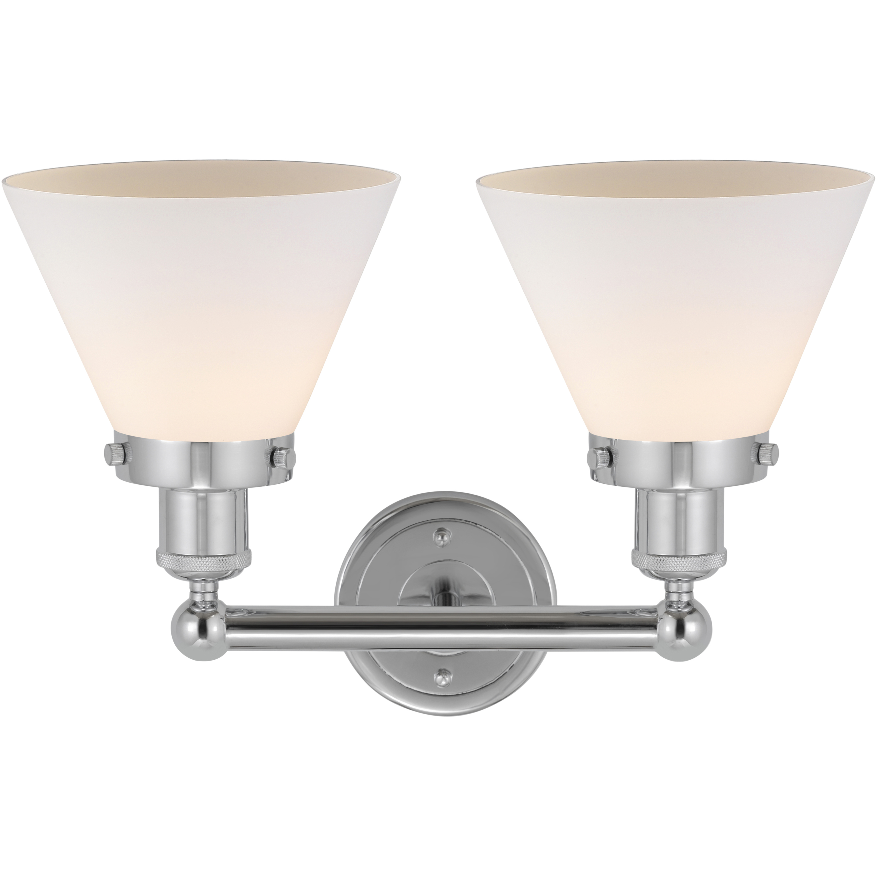 Cone 2 Light 15.5 inch Polished Chrome Bath Vanity Light Wall Light
