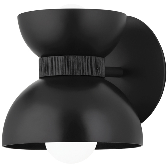 Pomona 2 Light 8 inch Soft Black/Textured Black Wall Sconce Wall Light