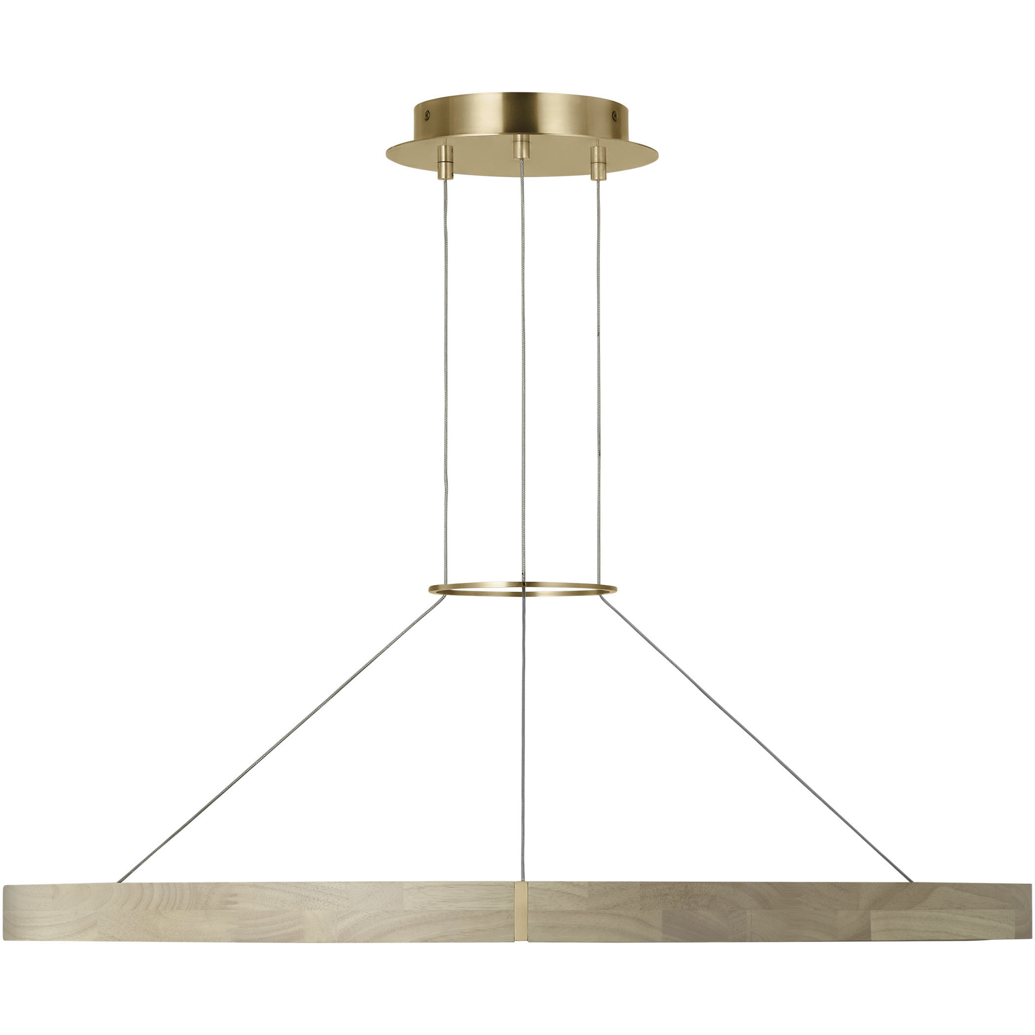 Sean Lavin Ashok LED 36.7 inch Hand Rubbed Antique Brass Chandelier Ceiling Light