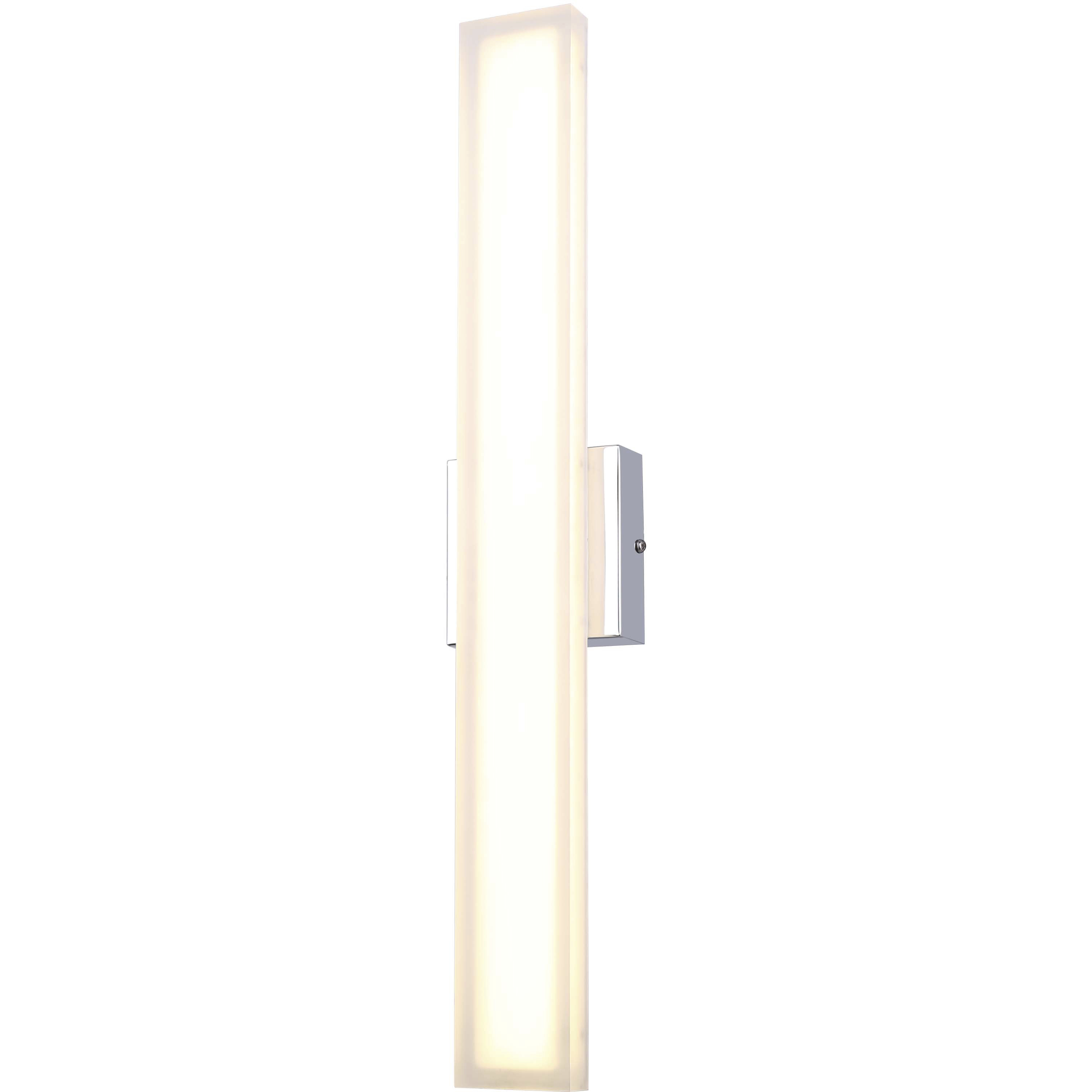 Javi LED 4.38 inch Chrome Vanity Light Wall Light