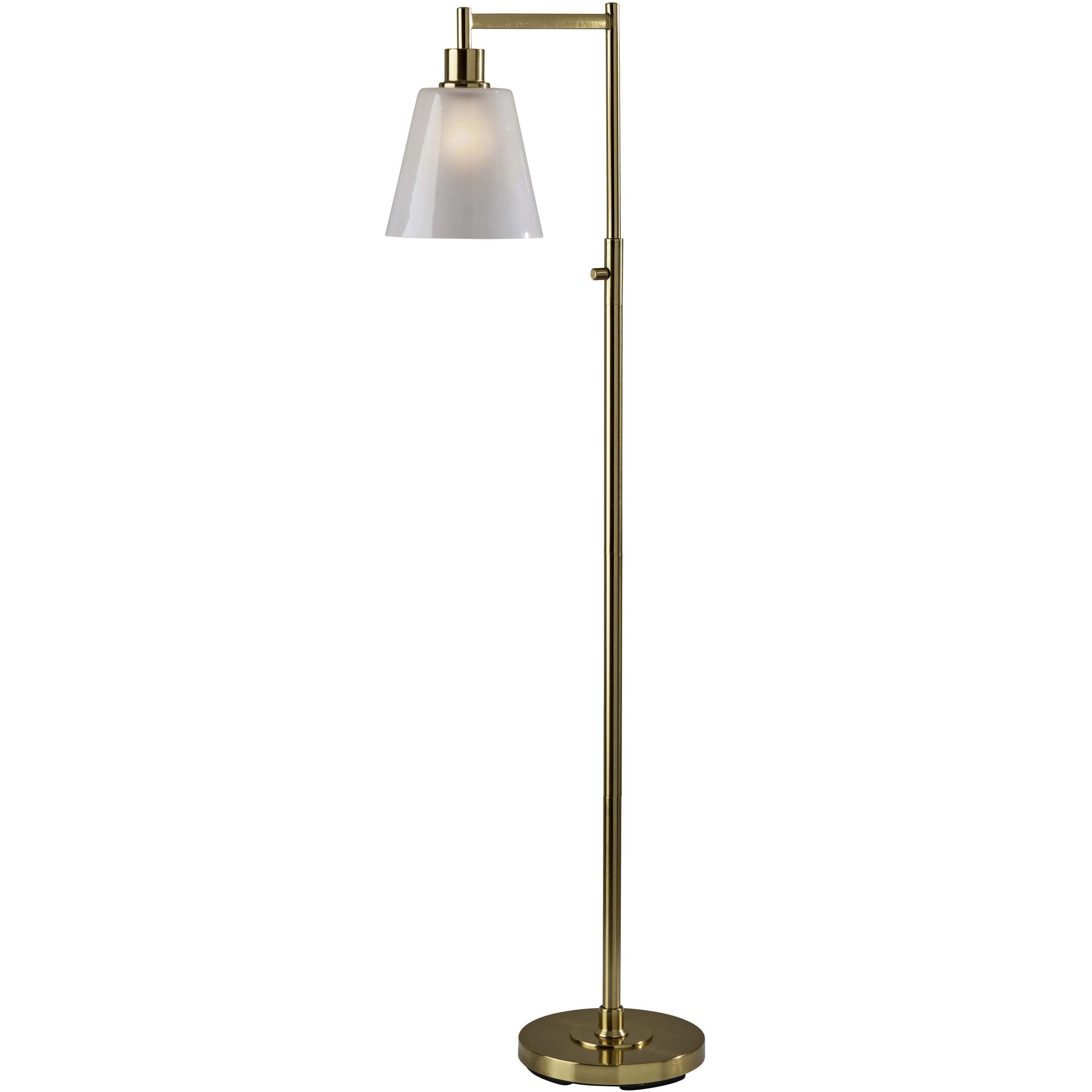 Gio 56 inch 60.00 watt Painted Brass Floor Lamp Portable Light
