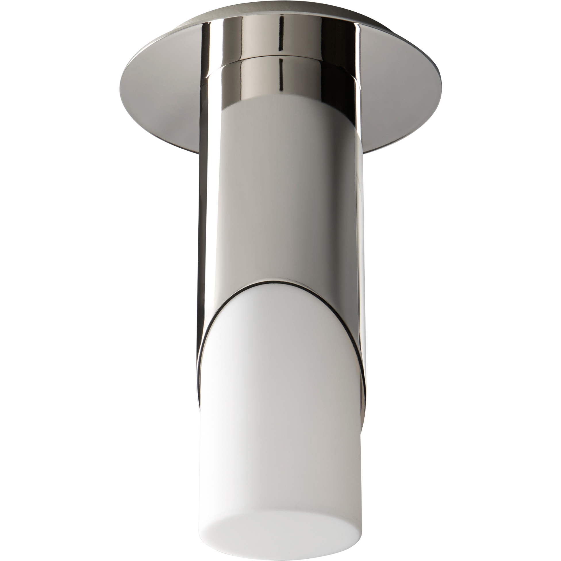 Ellipse LED 6 inch Satin Nickel Flush Mount Ceiling Light in Polished Chrome