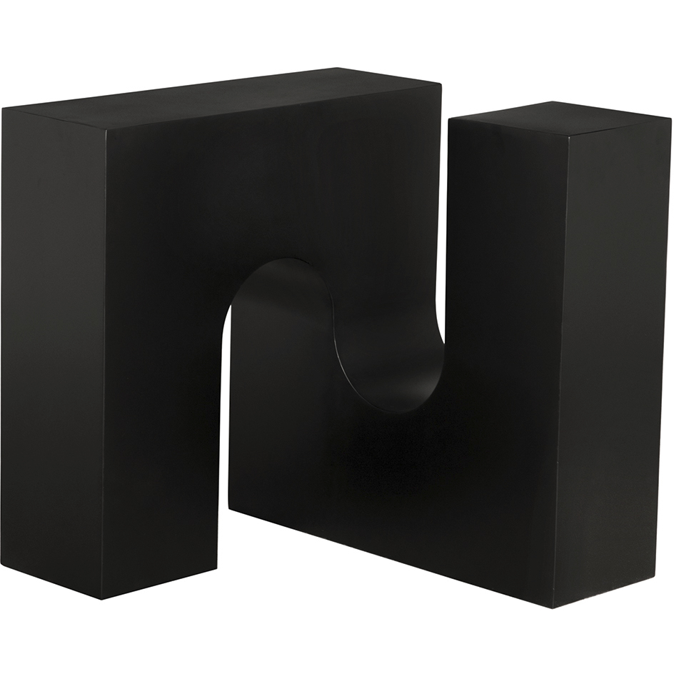 Leopold 24 X 24 inch Matte Black Side Table