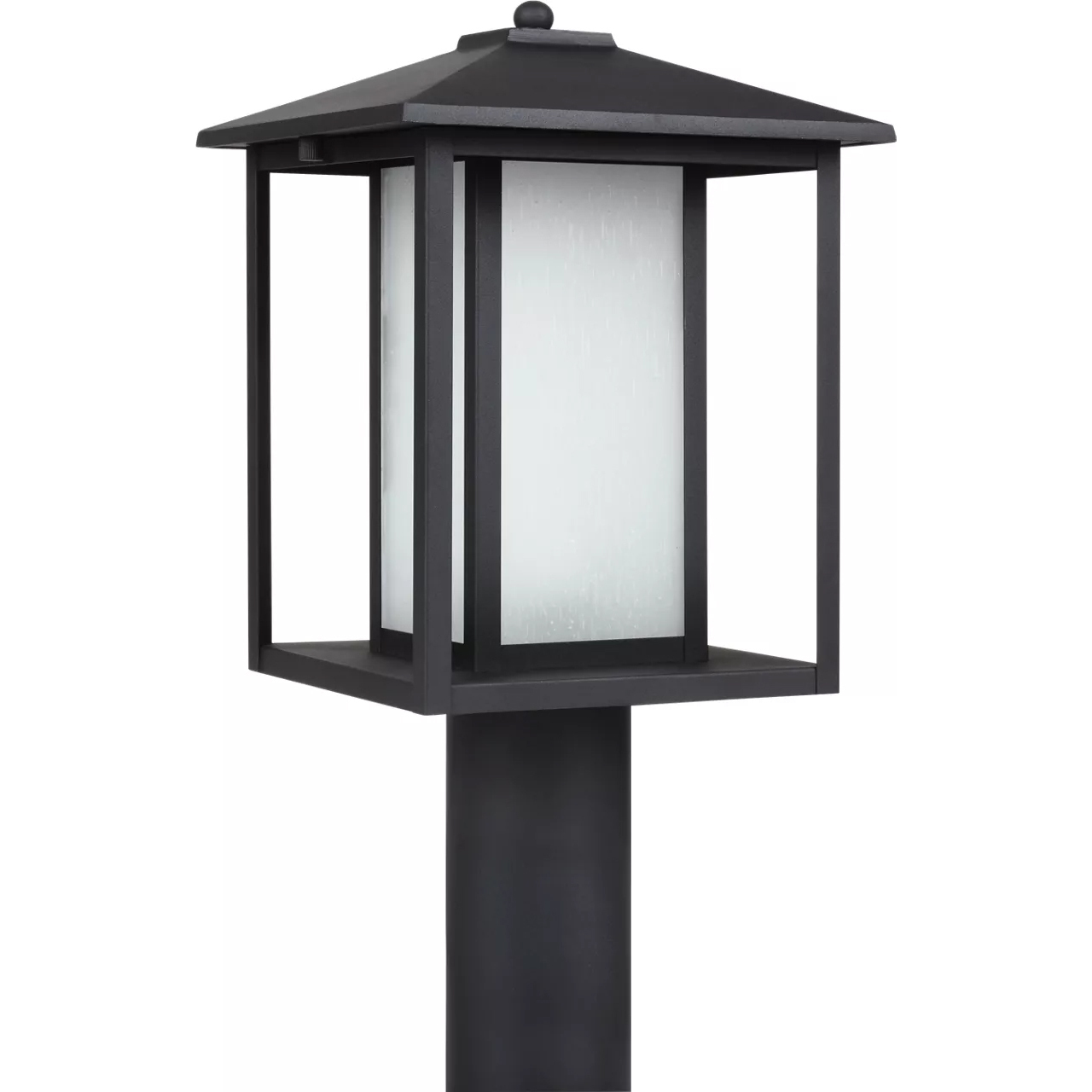 Hunnington 1 Light 15 inch Black Outdoor Post Lantern