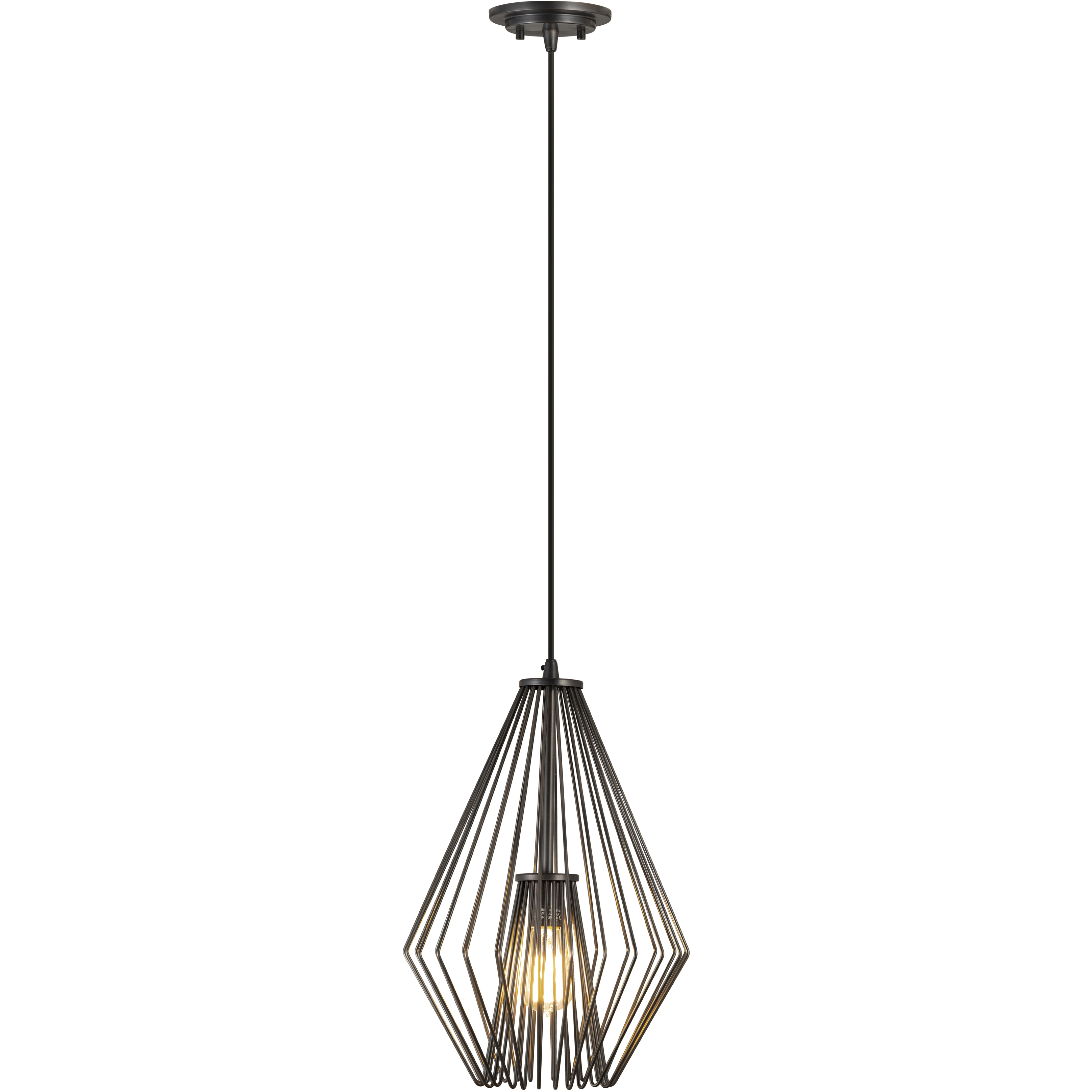 Quintus 1 Light 12.25 inch Plated Bronze Pendant Ceiling Light