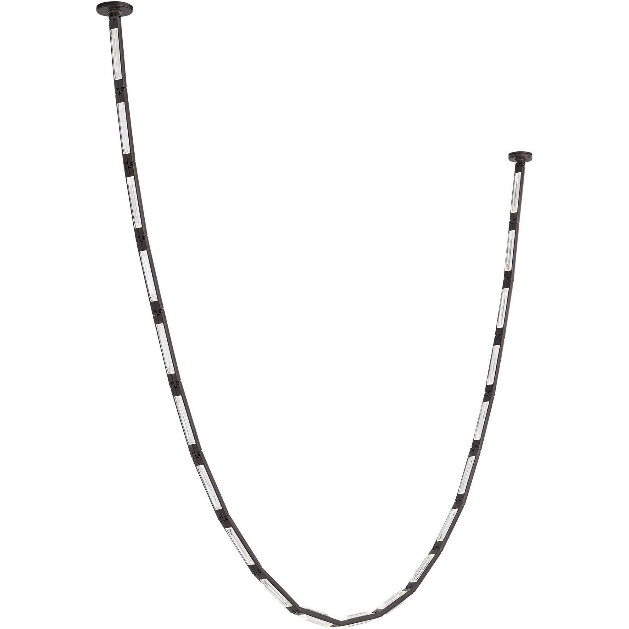 Sean Lavin Catena LED 0.8 inch Bronze Chandelier Ceiling Light in 2700K, Remote 277V