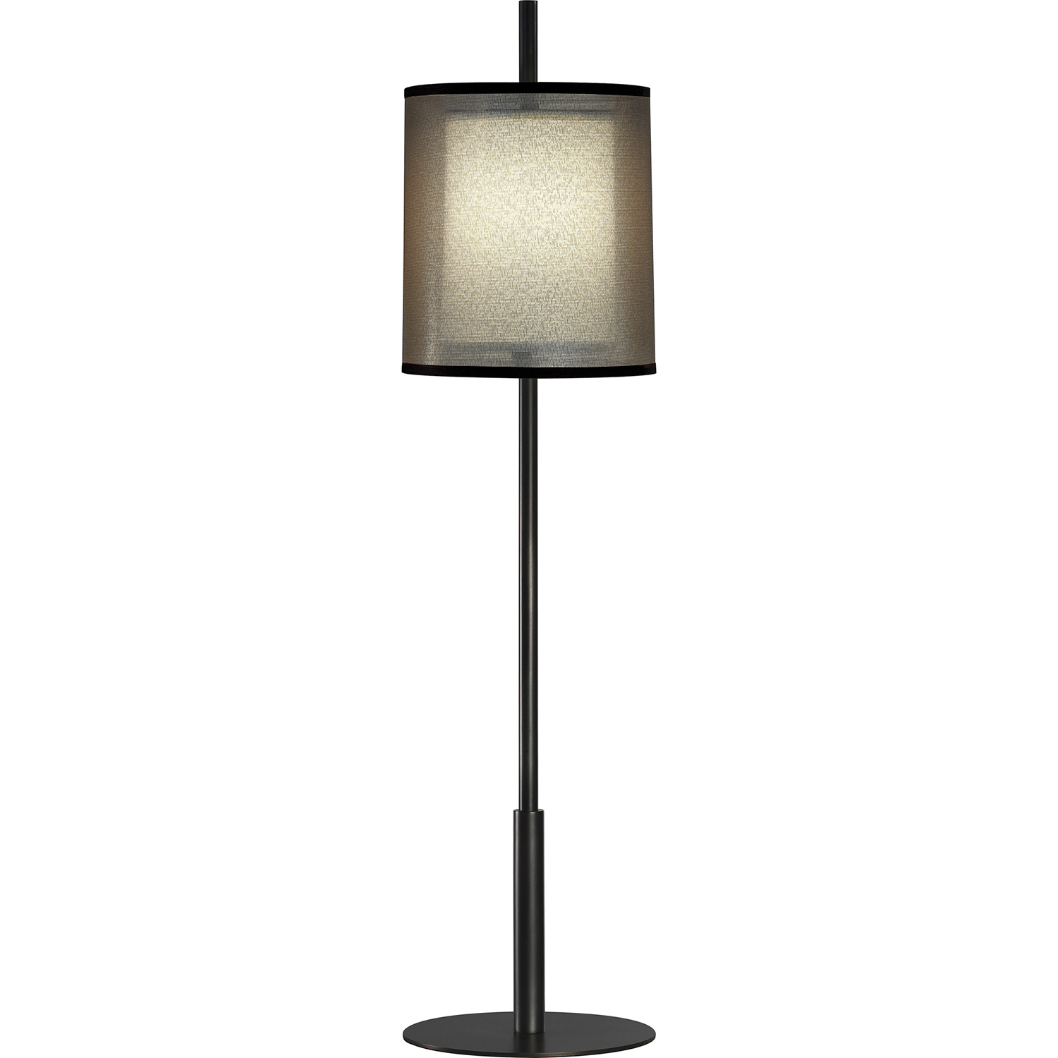 Saturnia 32.5 inch 60 watt Deep Patina Bronze Table Lamp Portable Light