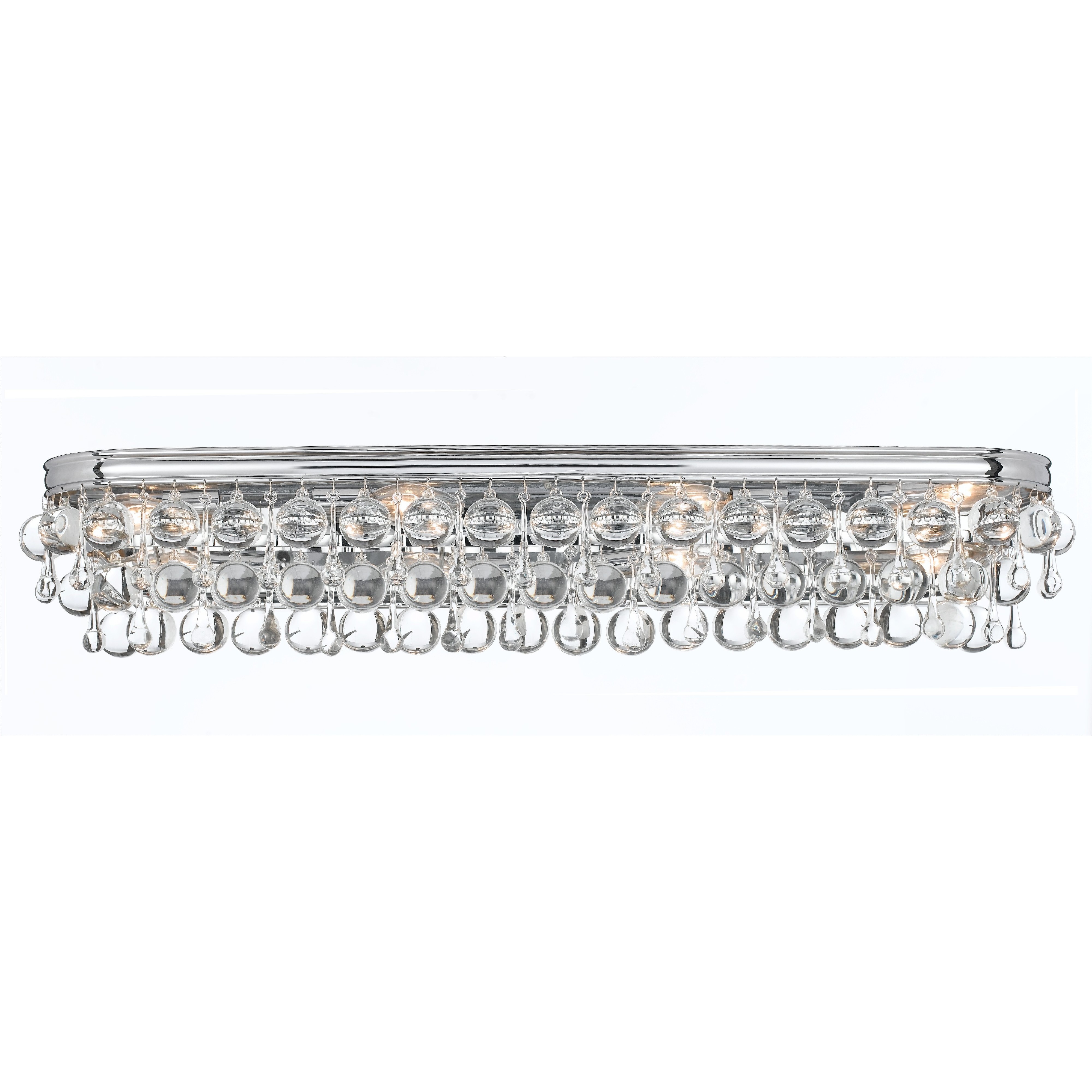 Calypso Bath Vanity Light Wall Light in Polished Chrome