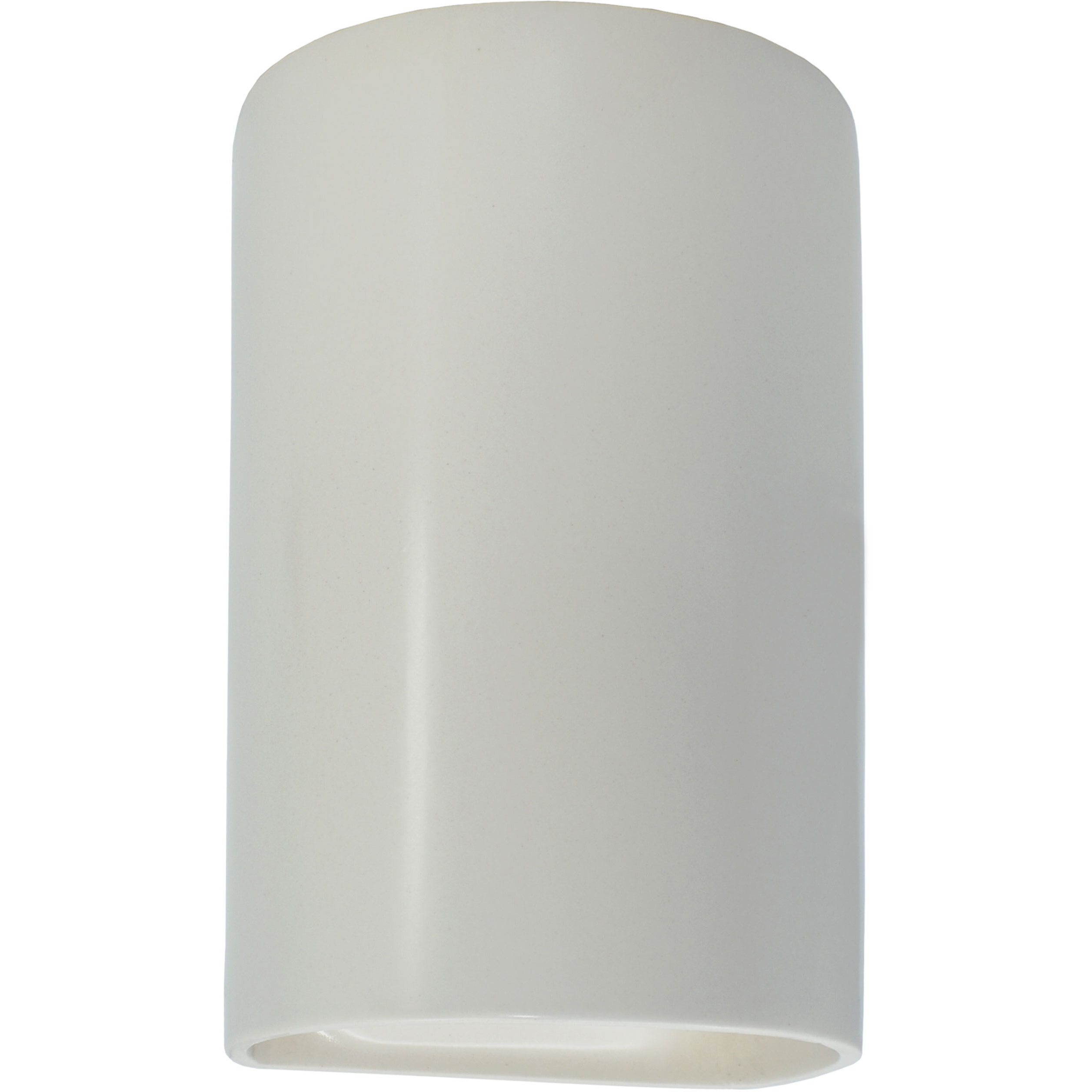 Ambiance Cylinder LED 5.75 inch Matte White Wall Sconce Wall Light, Small