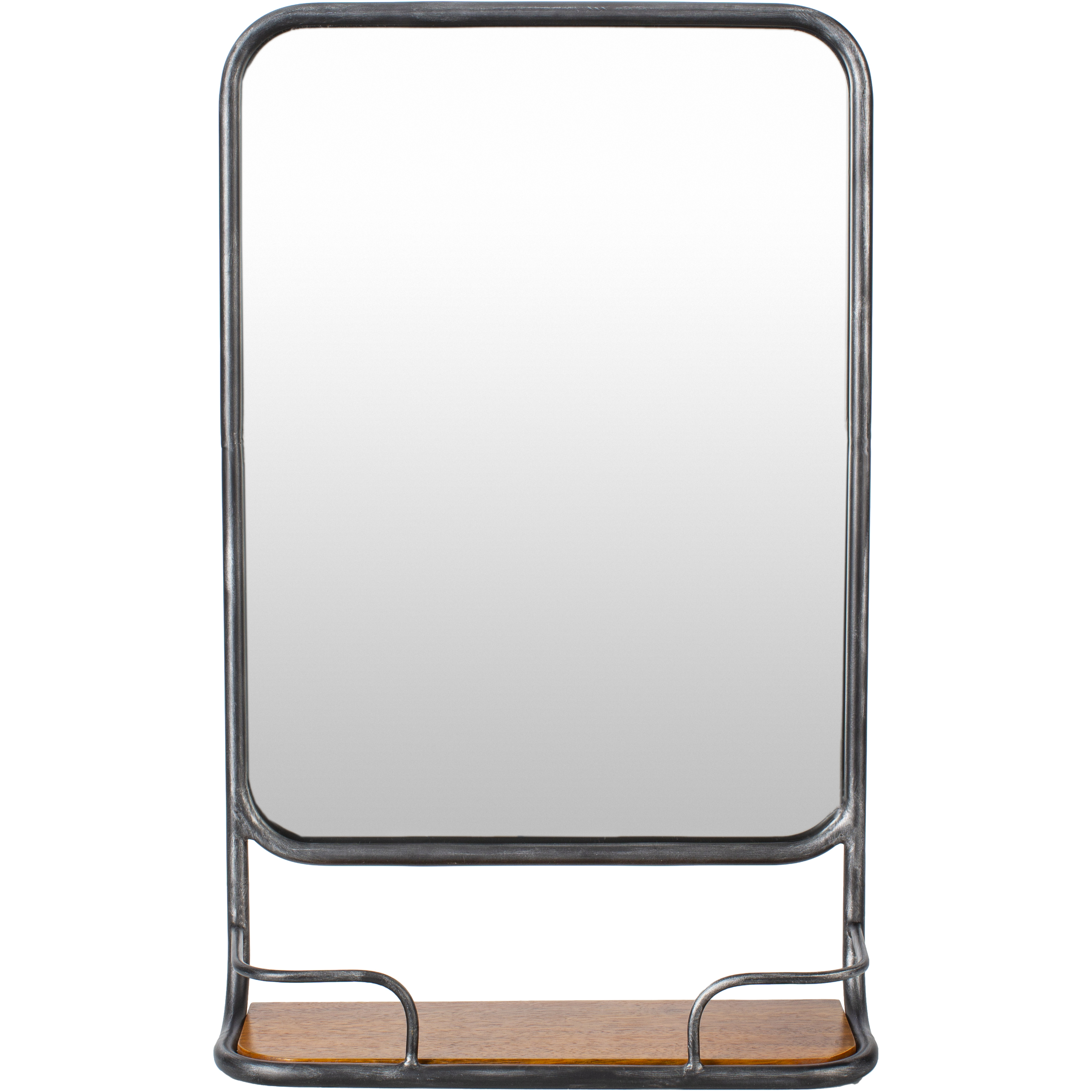 Carter 28 X 18 inch Light Grey Mirror, Rectangle