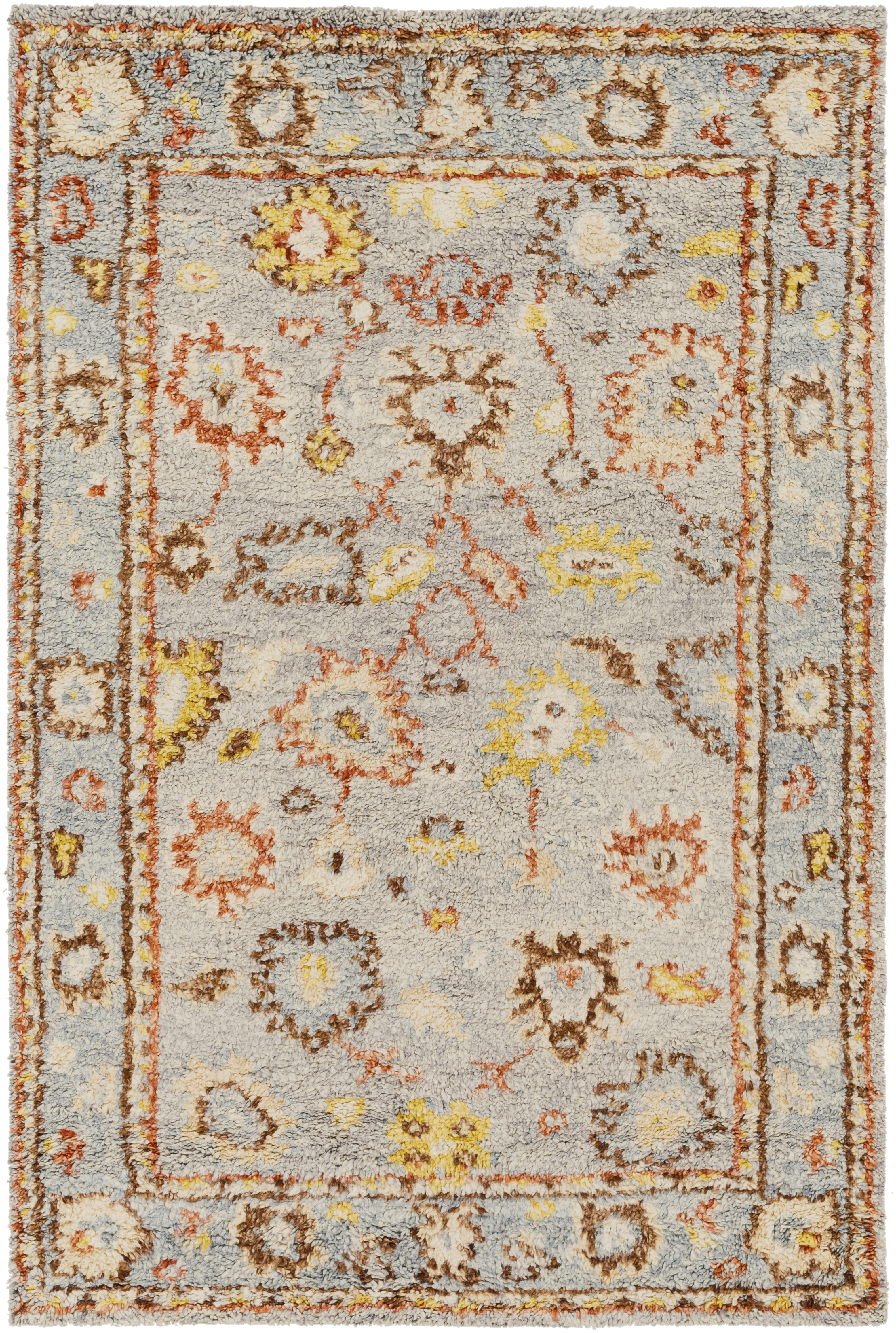 Marrakech 108 X 72 inch Dark Brown Rug in 6 X 9, Rectangle