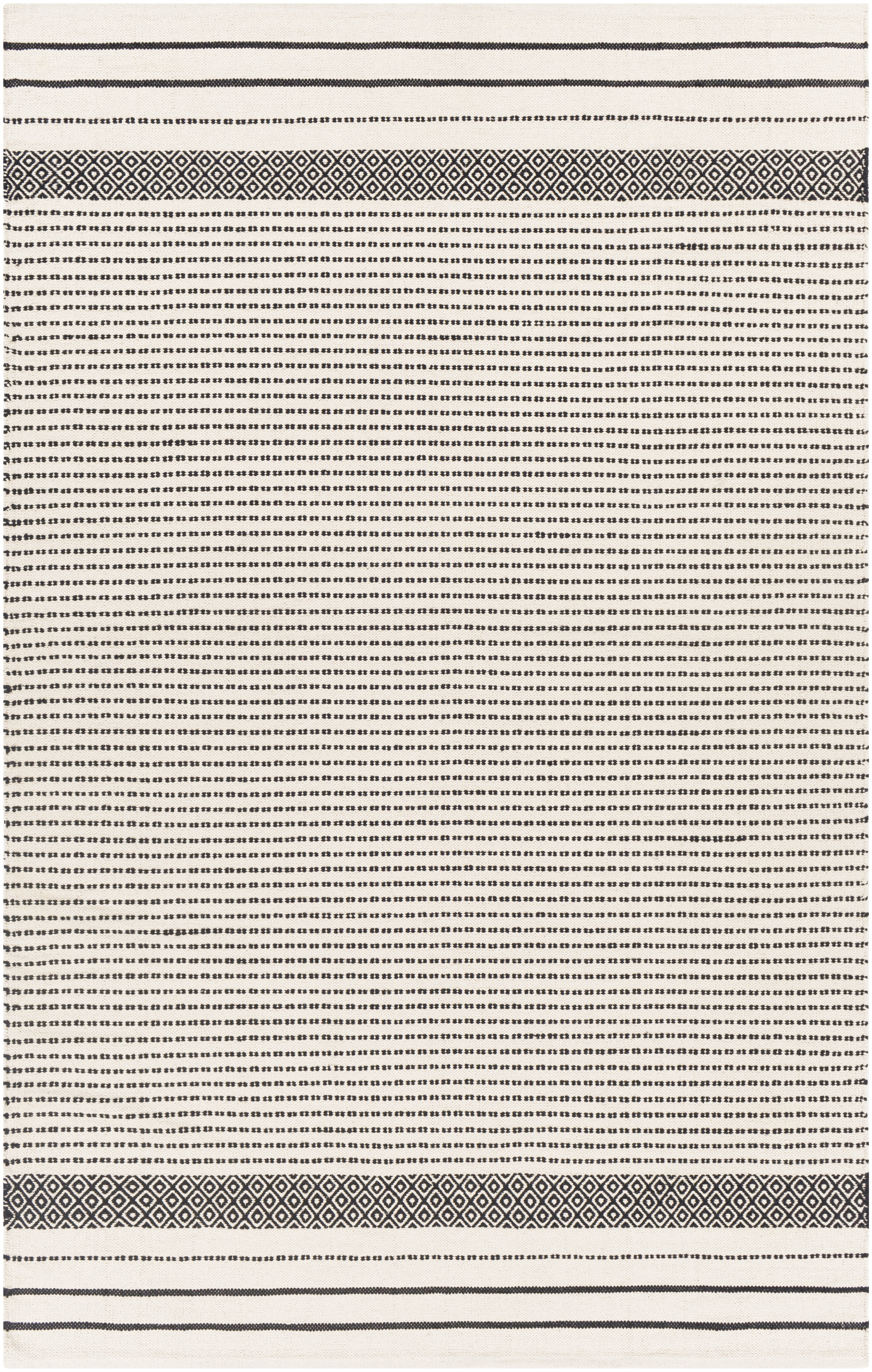 Osasuna 90 X 60 inch Light Grey Rug in 5 x 8, Rectangle