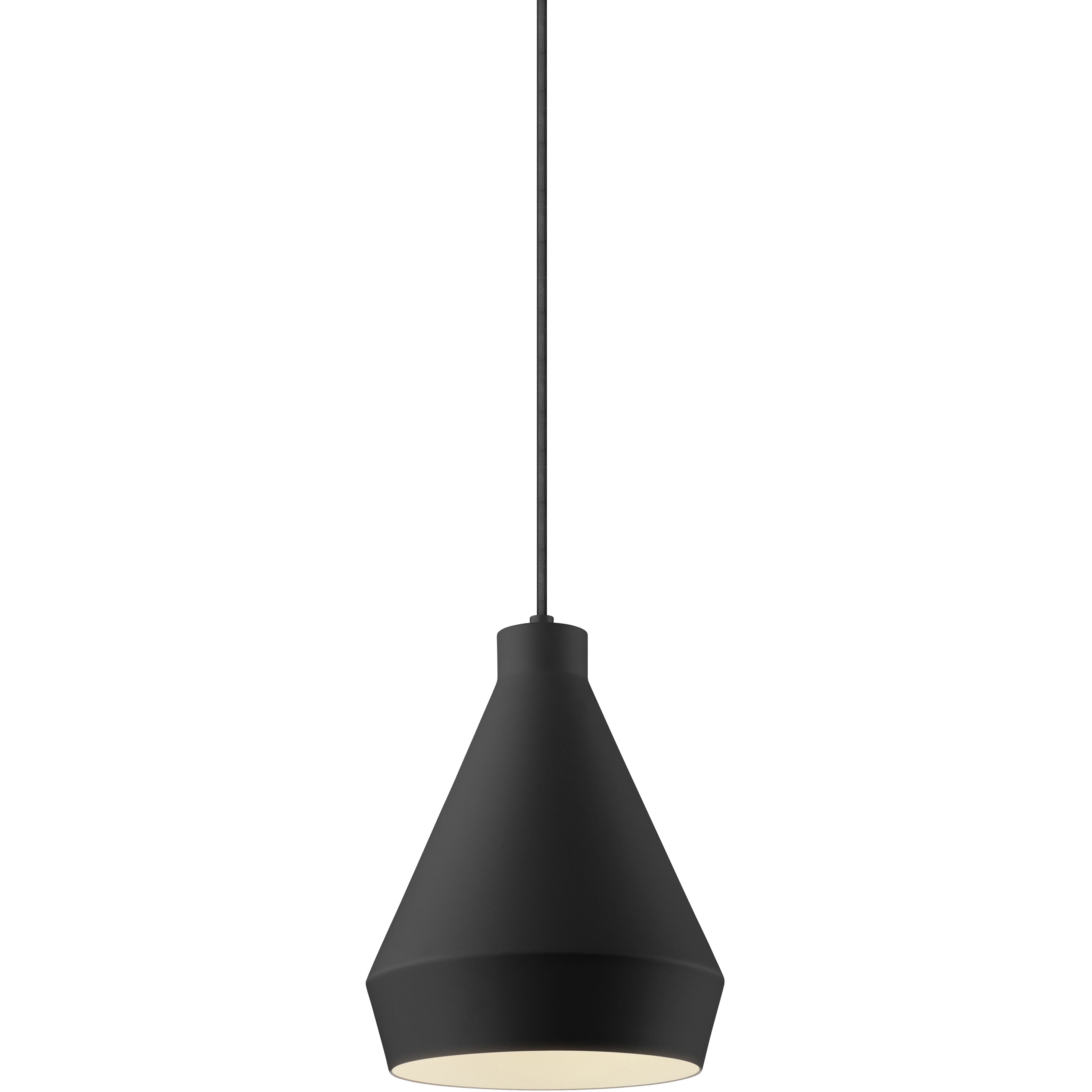 Koma 1 Light 9 inch Satin Black Pendant Ceiling Light