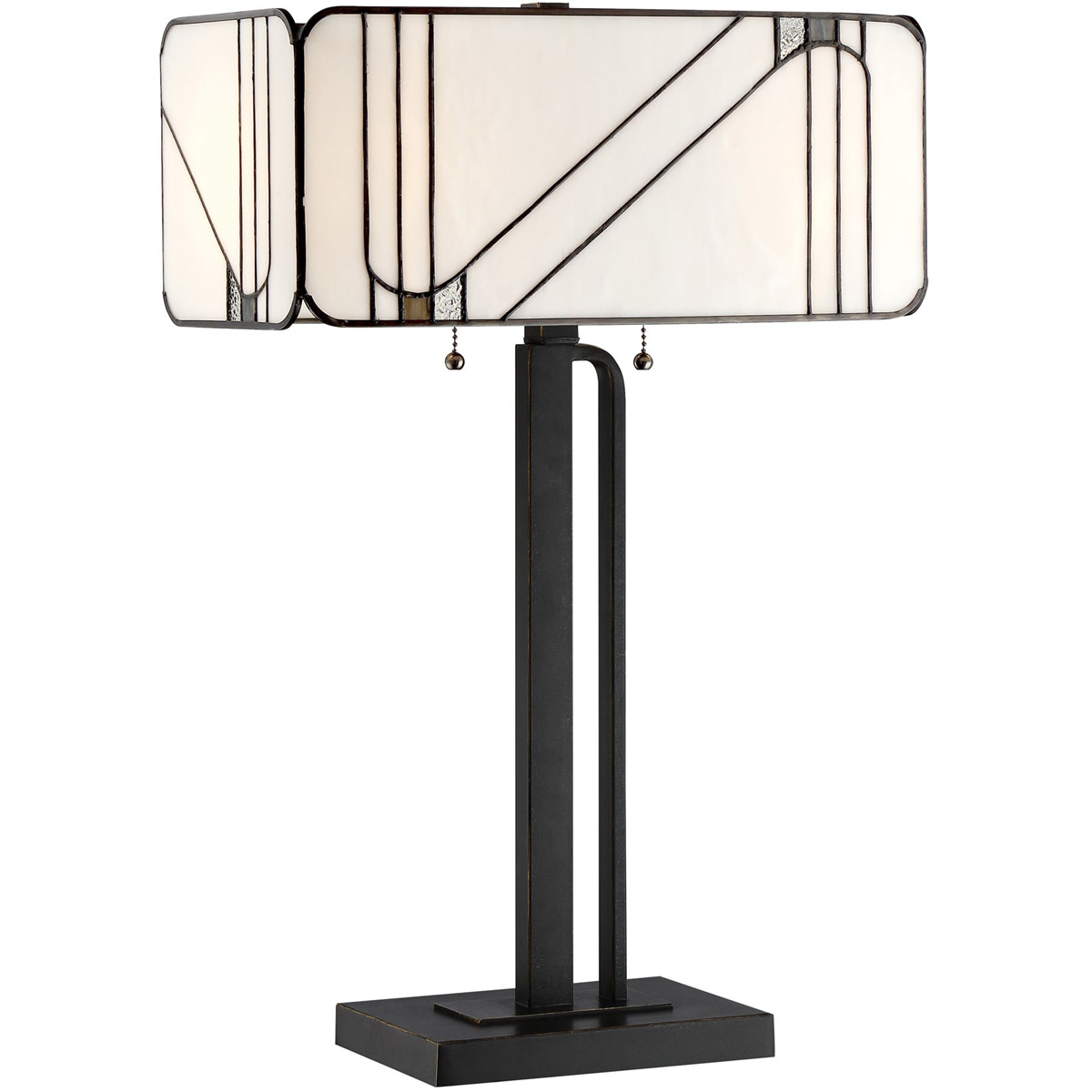 Tulani 25 inch 60.00 watt Antique Black Table Lamp Portable Light