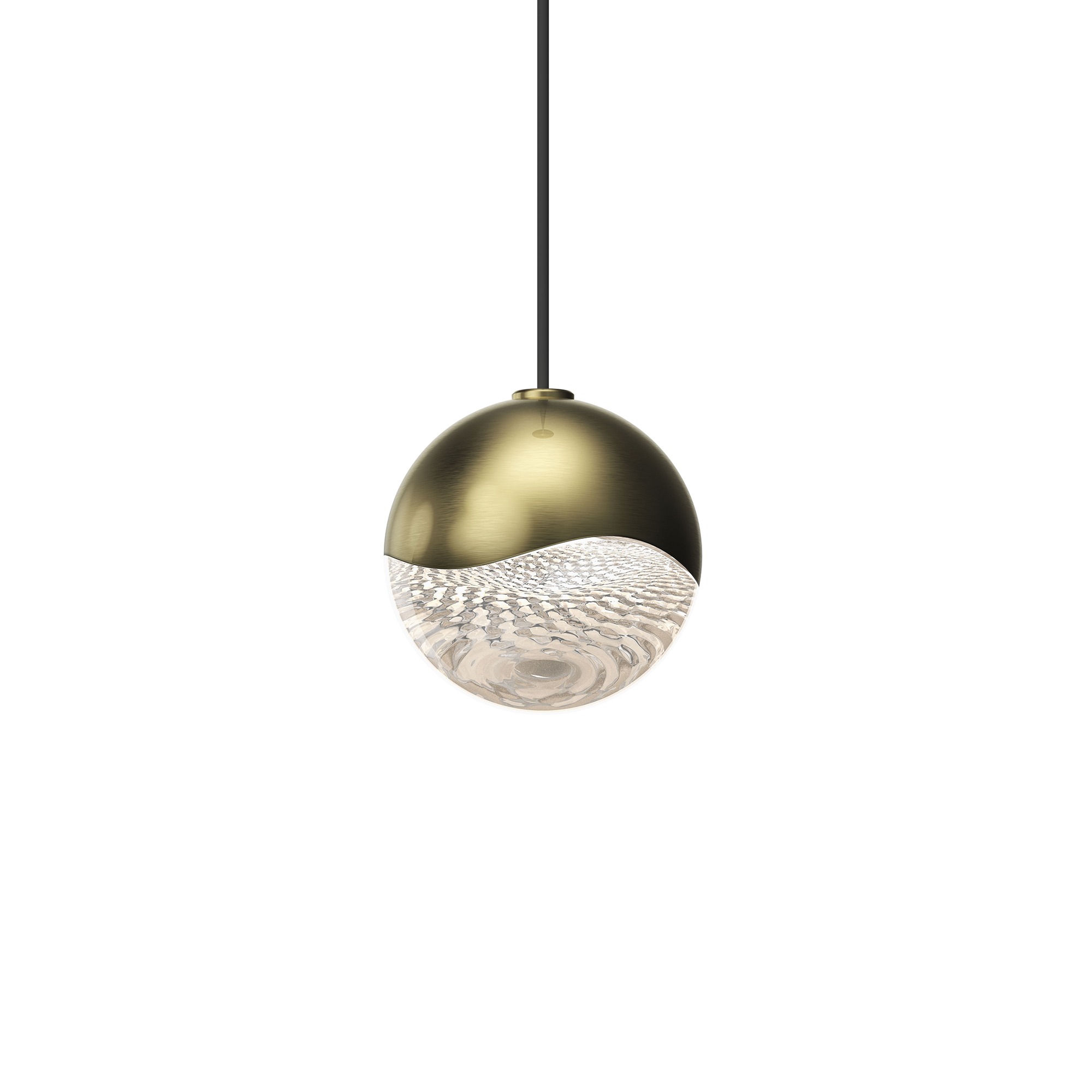 Grapes LED 2.5 inch Brass Pendant Ceiling Light in Small