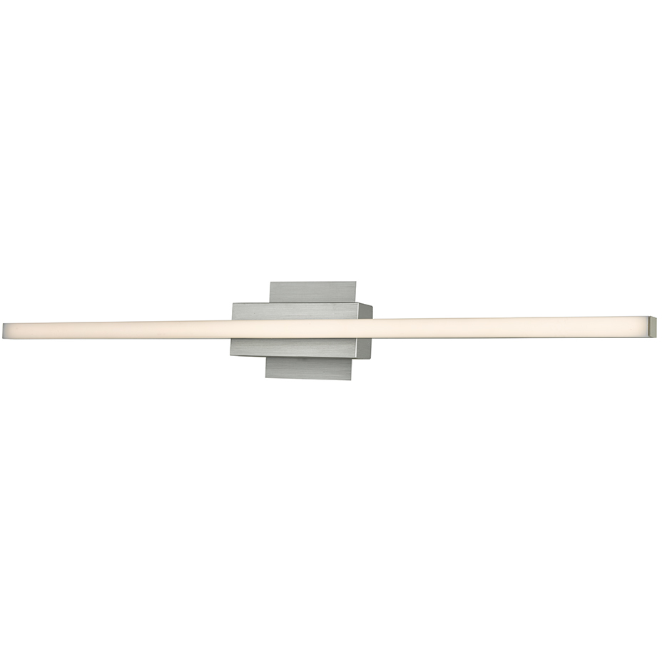 Foil LED 31.5 inch Brushed Aluminum Bath Vanity Light Wall Light