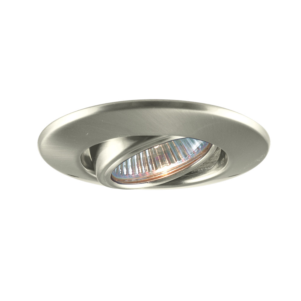Signature 12V 3.5 inch Satin Chrome Undercabinet Recessed Lighting
