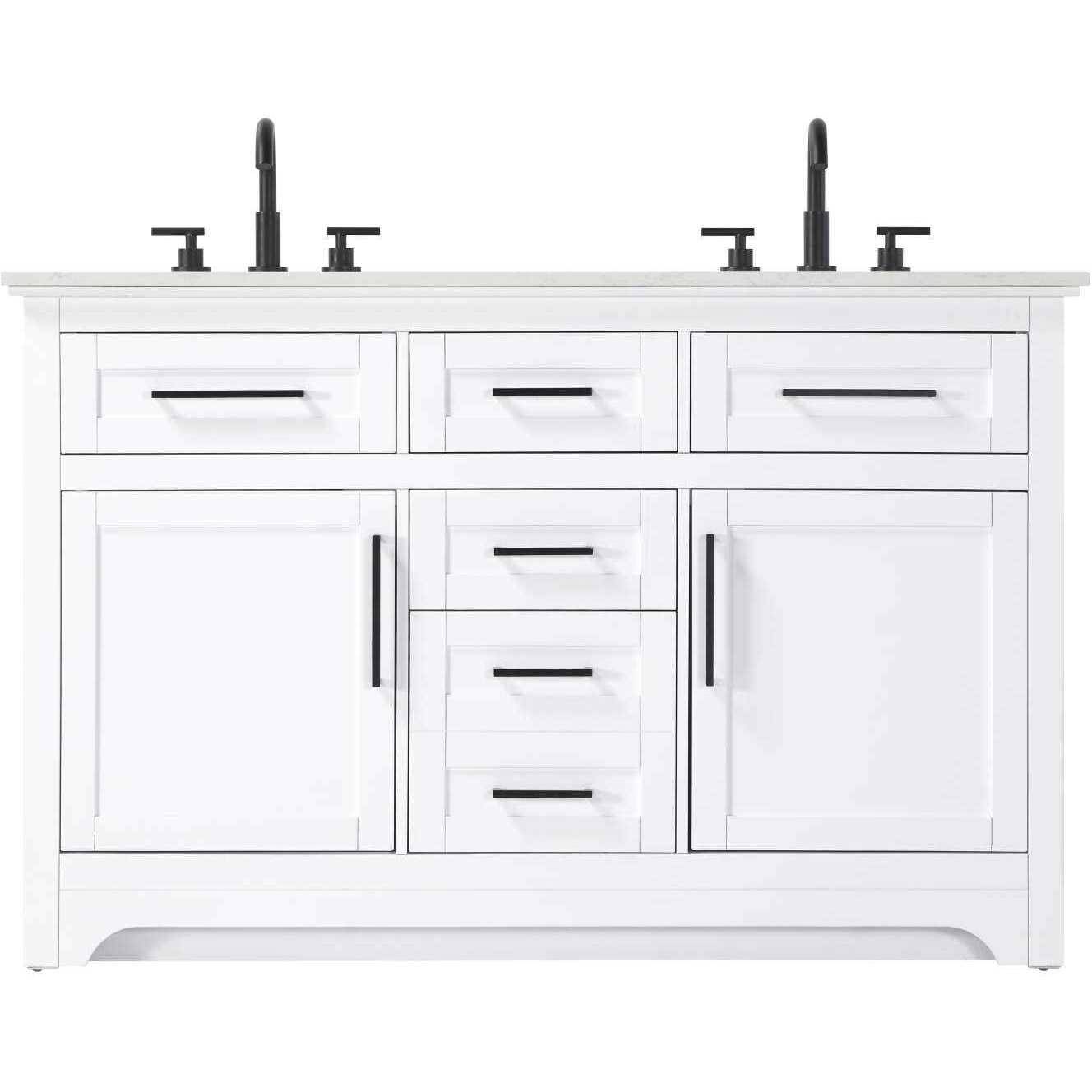 Remington 54 X 35 inch White Bathroom Vanity Cabinet in 2