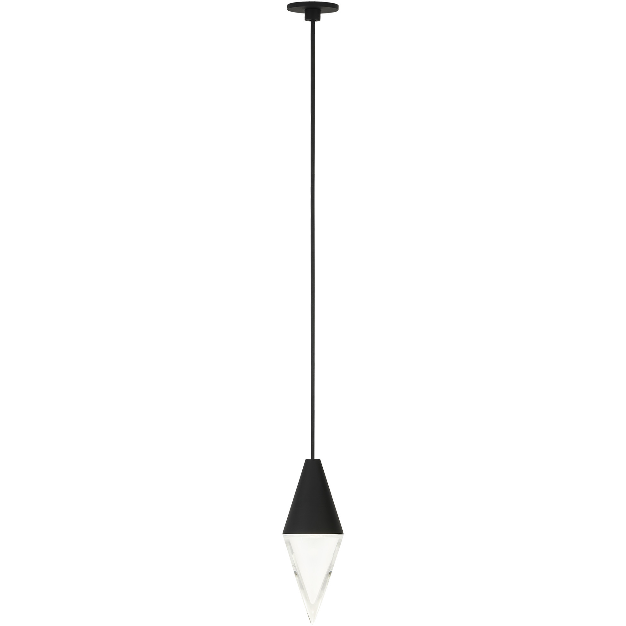 Sean Lavin Turret LED Nightshade Black Pendant Ceiling Light, Integrated LED