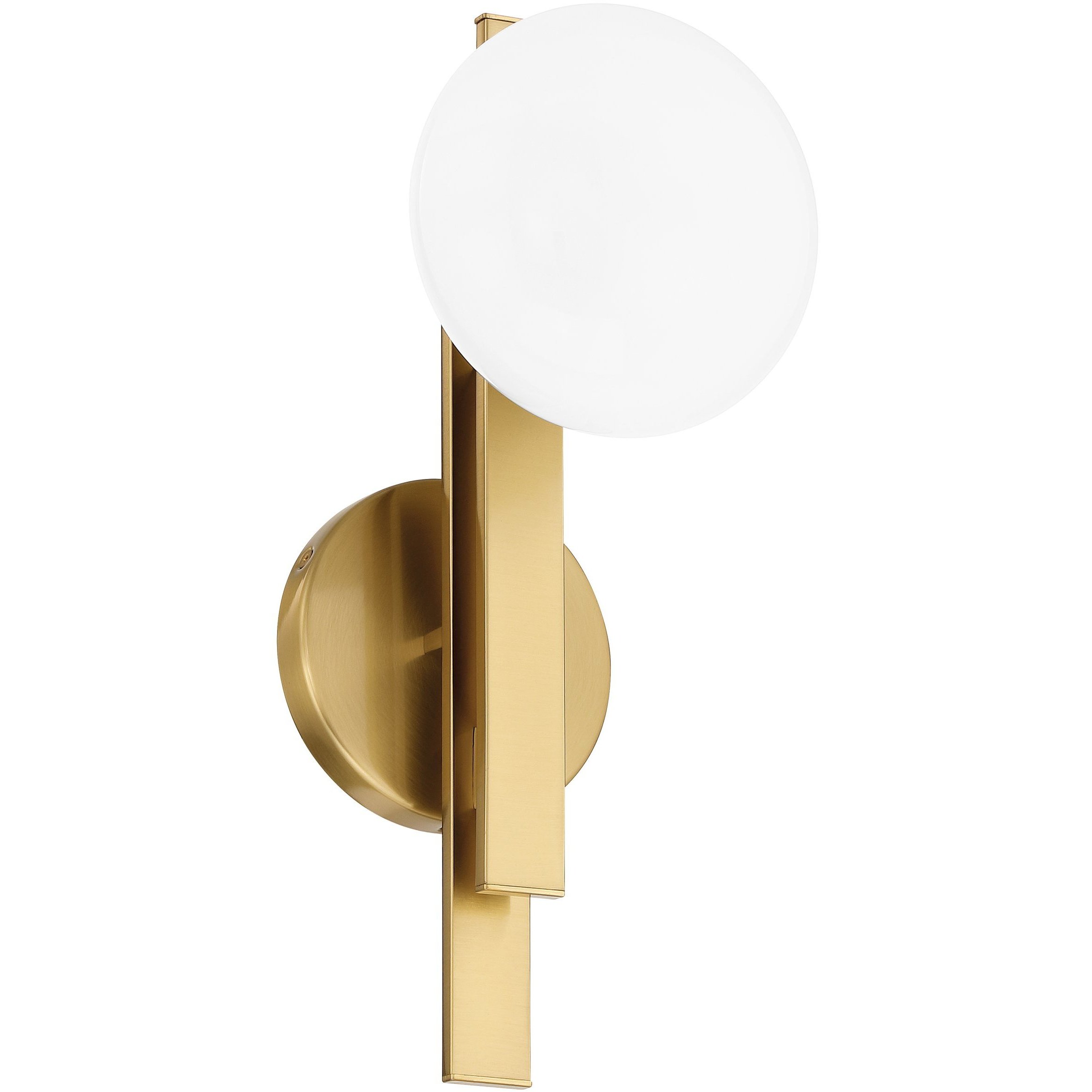 Julep LED 7.25 inch Brushed Gold Vanity Light Wall Light