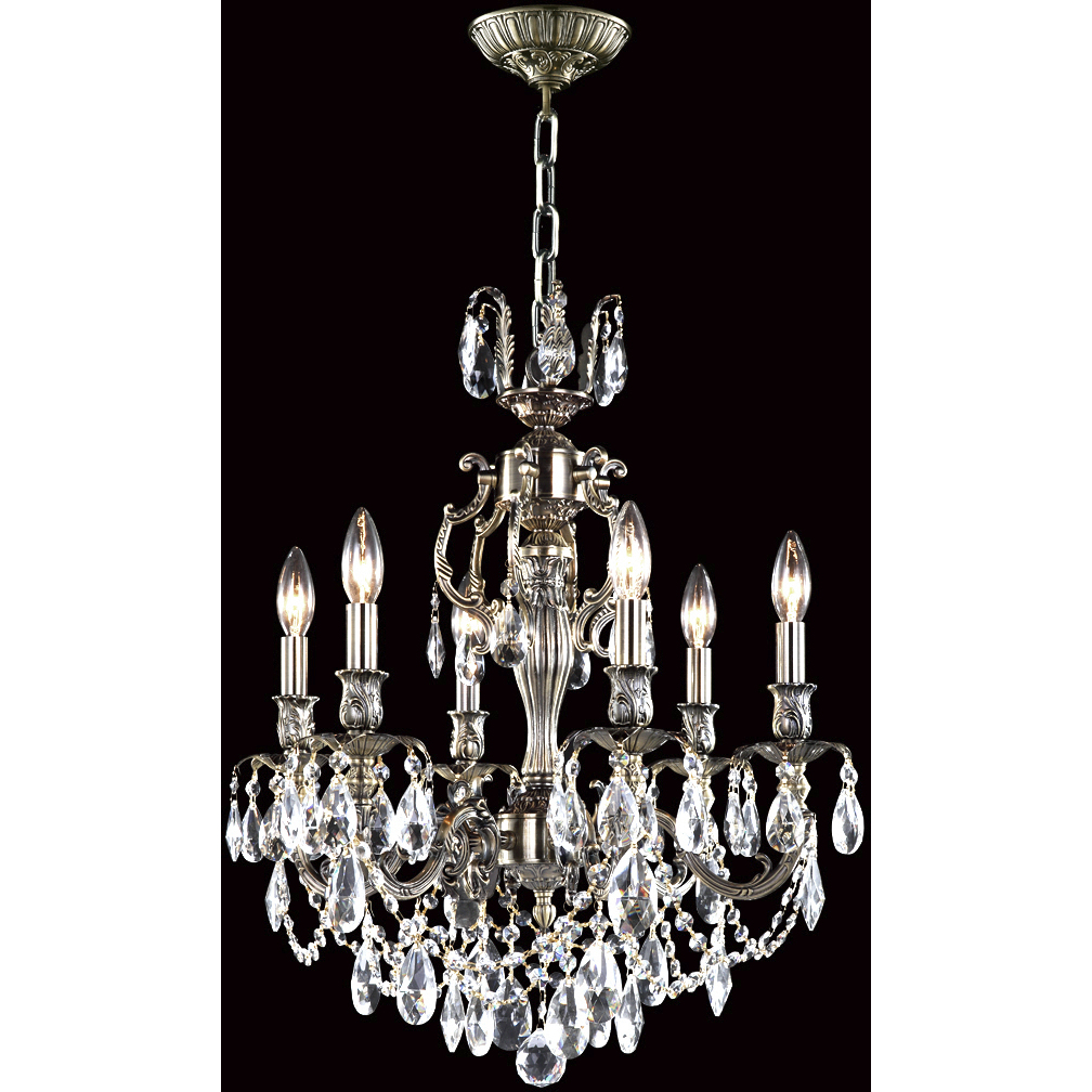 Brindisi 6 Light 21 inch Monaco Bronze Chandelier Ceiling Light