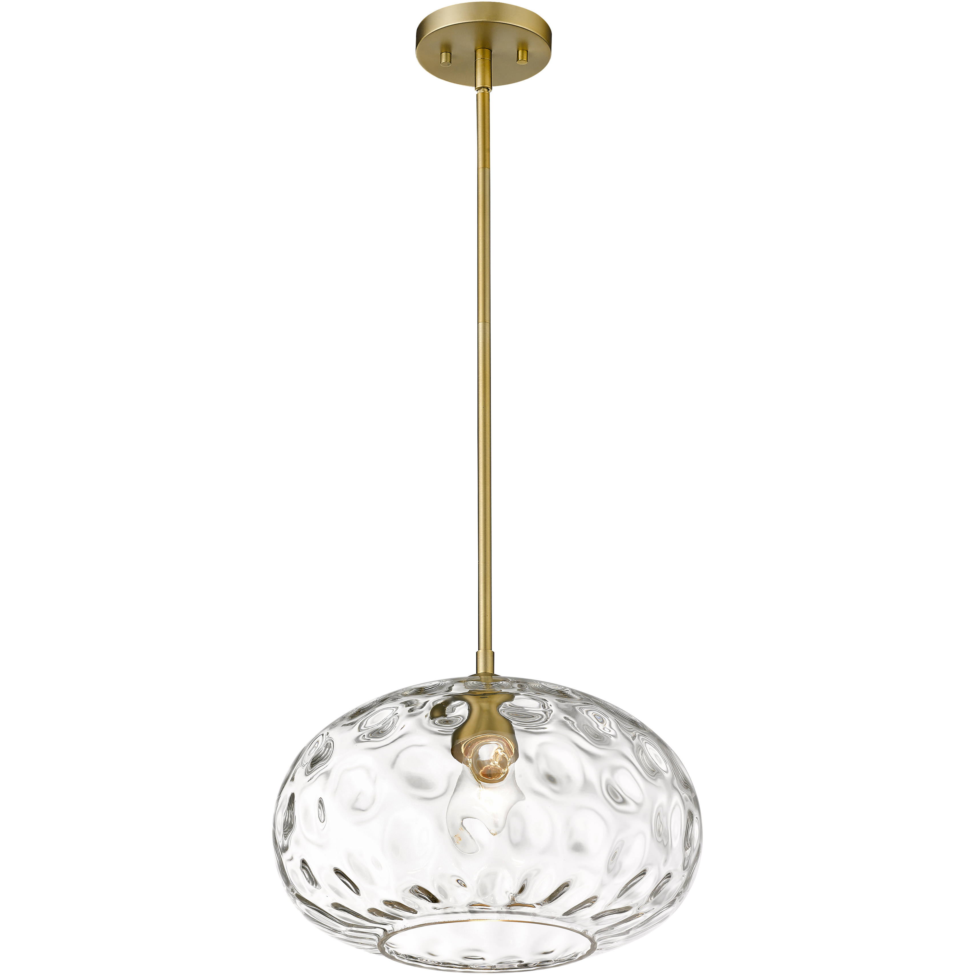 Chloe 1 Light 14 inch Olde Brass Pendant Ceiling Light