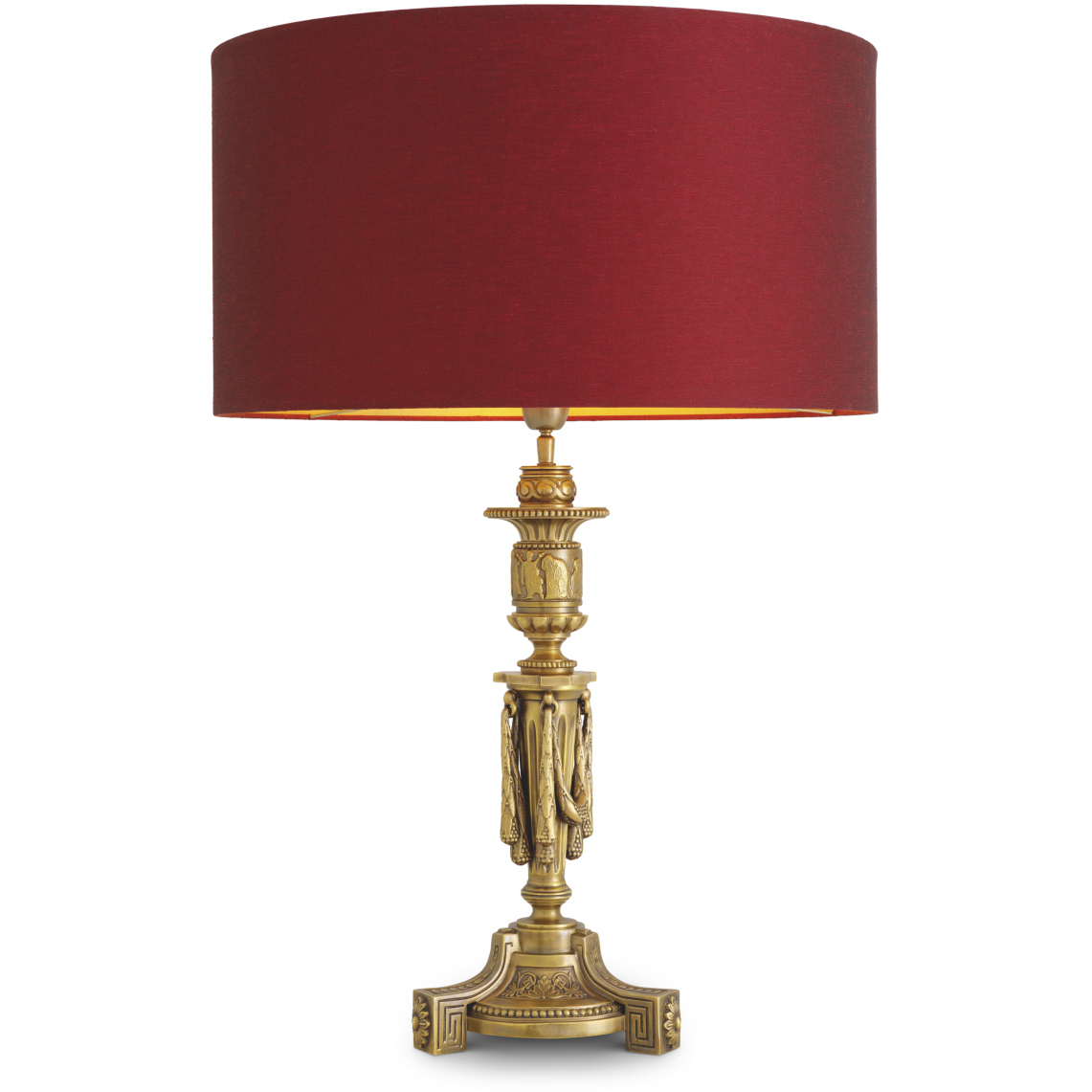 Francis 32.87 inch 40 watt Antique Gold Table Lamp Portable Light