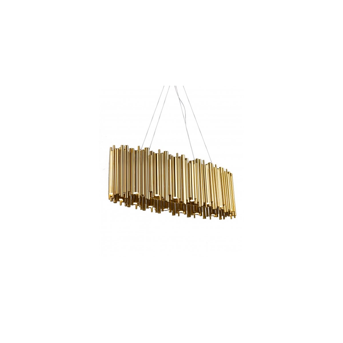 Canada LED 51 inch Gold Linear Pendant Ceiling Light