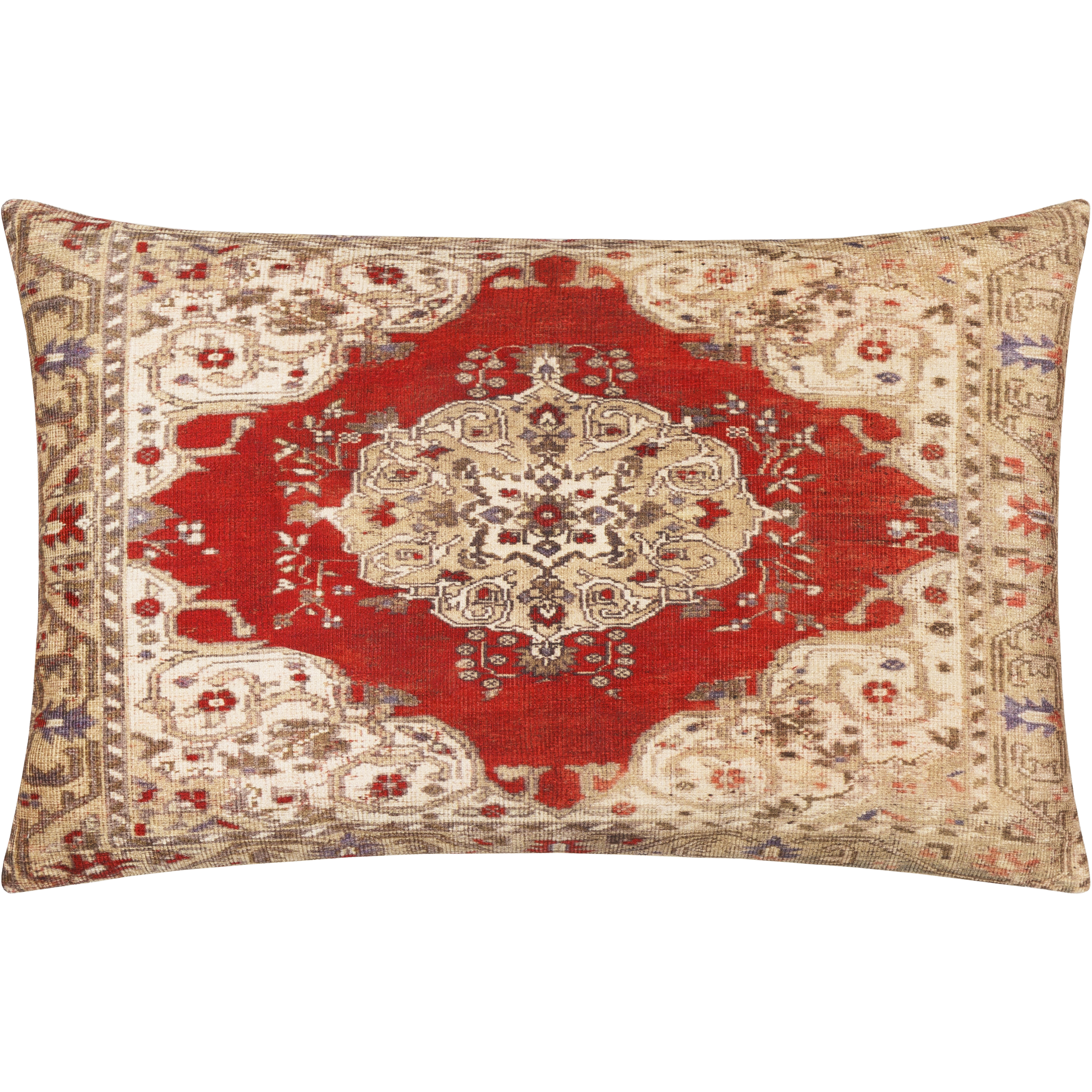 Javed 22 inch Light Beige Pillow Kit in 14 x 22, Lumbar