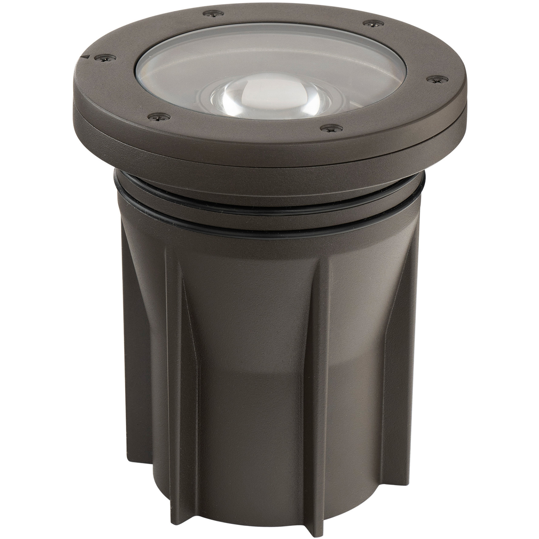 WAC 12V Grand Inground Light 12 2 watt Solid Brass Coated in Bronze Path Lighting in 3000K Warm White LED, WAC Landscape