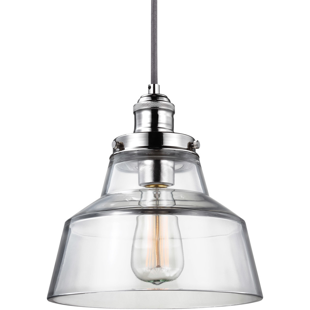 Sean Lavin Baskin 1 Light 10 inch Polished Nickel Pendant Ceiling Light