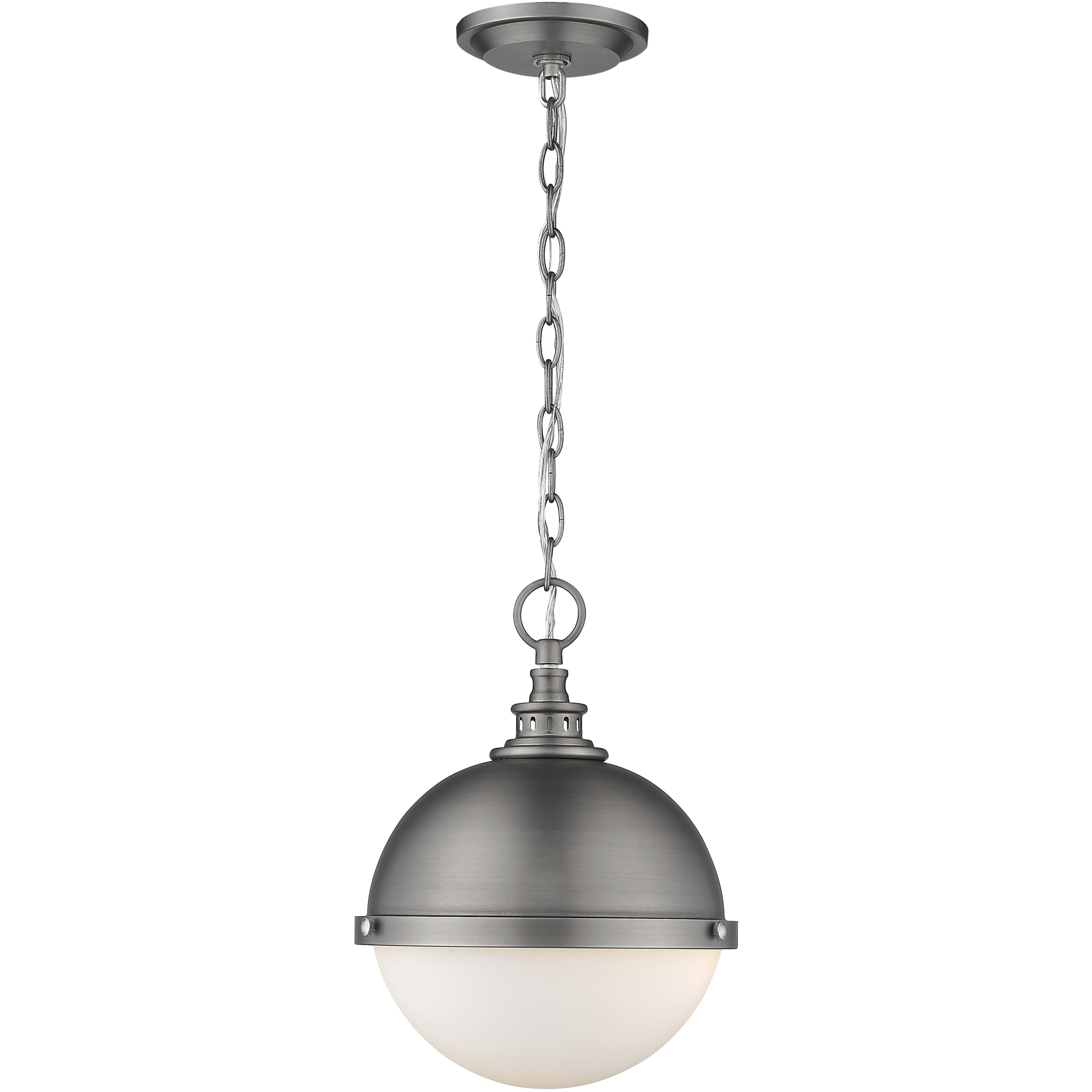 Peyton 2 Light 11.5 inch Antique Nickel Pendant Ceiling Light