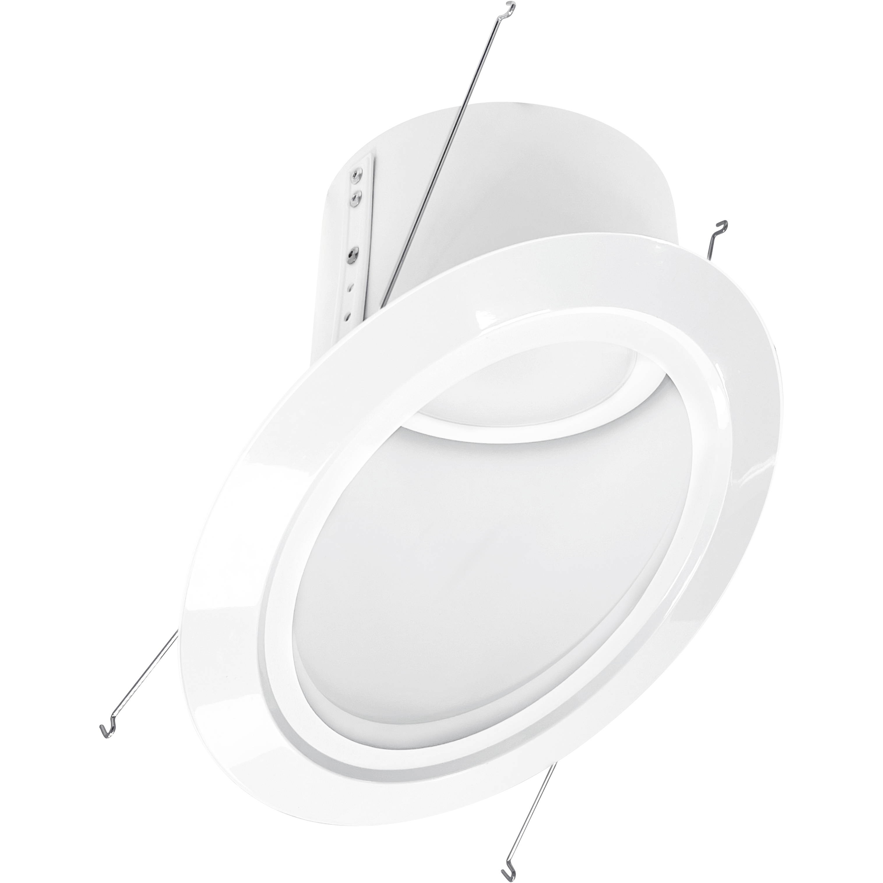 Super Sloped LED White Recessed Retrofit Reflector in 3000K