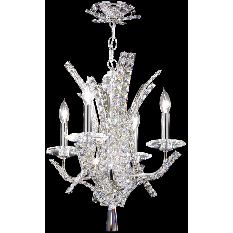Eclipse Fashion 4 Light 16 inch Silver Pendant Ceiling Light