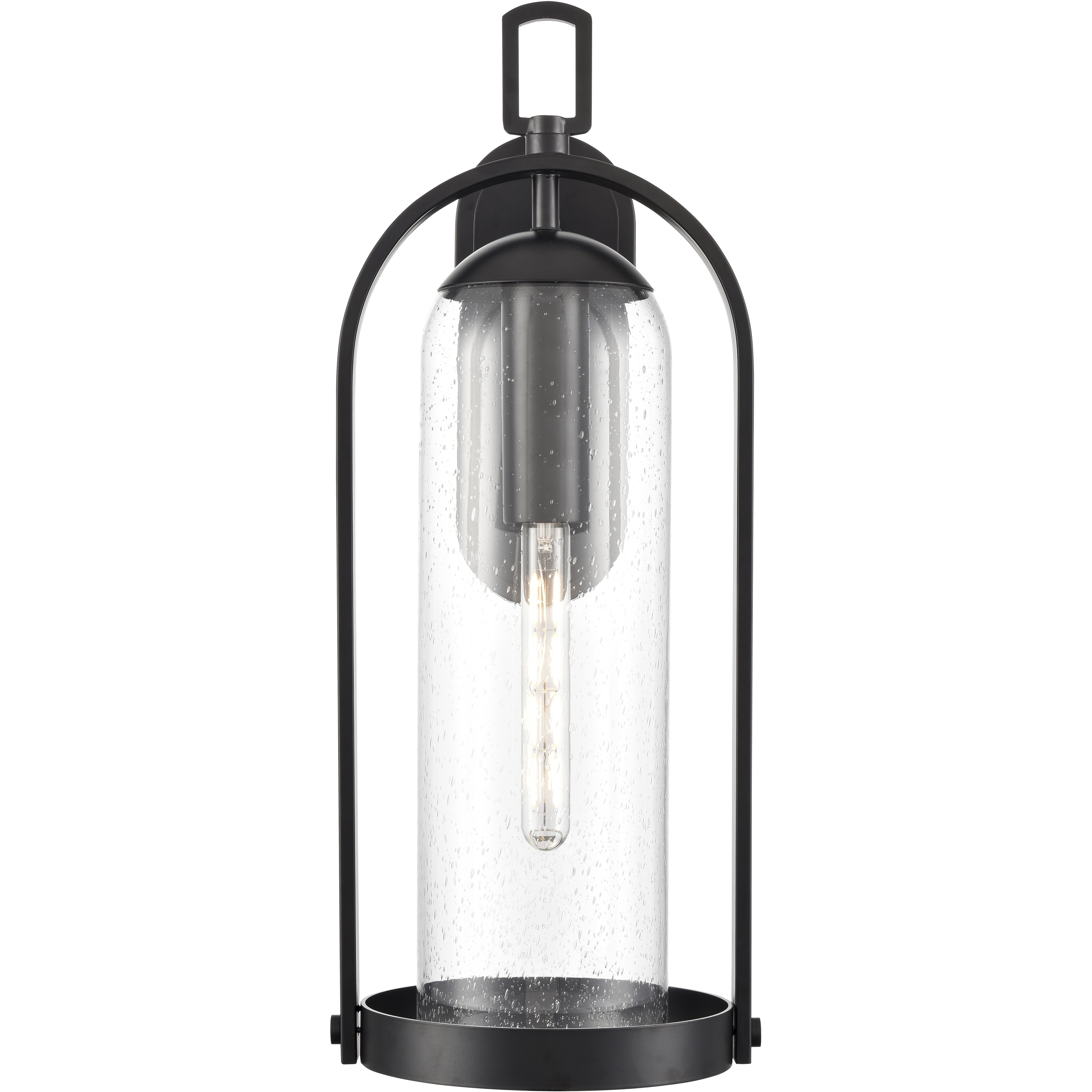 Luxio 1 Light 24.75 inch Powder Coated Black Outdoor Wall Sconce