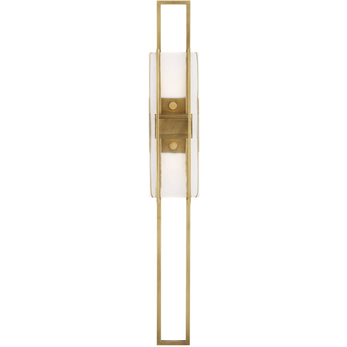 Mick De Giulio Duelle LED 3.6 inch Natural Brass ADA Wall Sconce Wall Light in 120V, Integrated LED