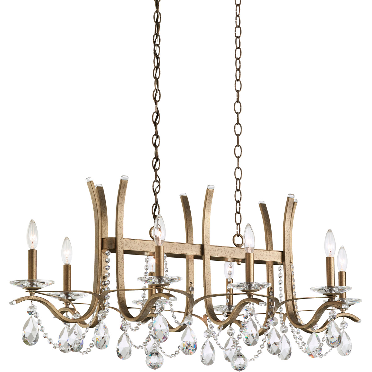 Vesca 8 Light 24 inch Heirloom Gold Chandelier Ceiling Light in Heritage