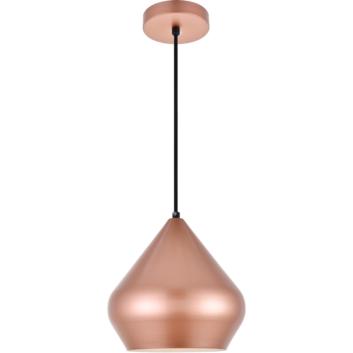 Axiom 1 Light 10 inch Honey Gold Pendant Ceiling Light