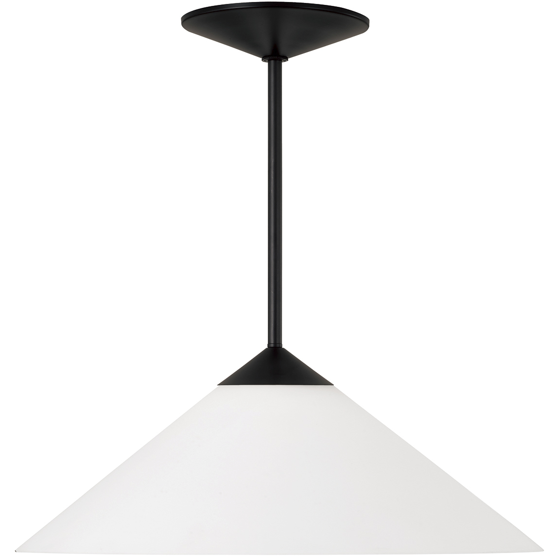 Gatsby 1 Light 22 inch Matte Black Pendant Ceiling Light