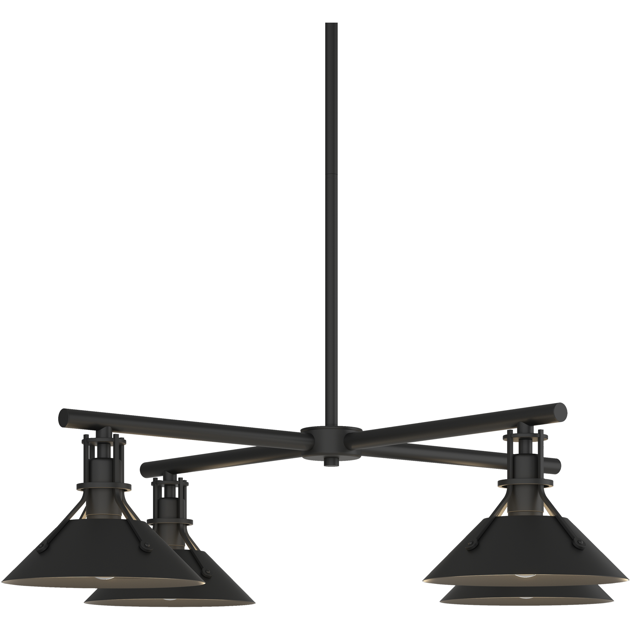 Henry 4 Light 36 inch Coastal Black Outdoor Pendant