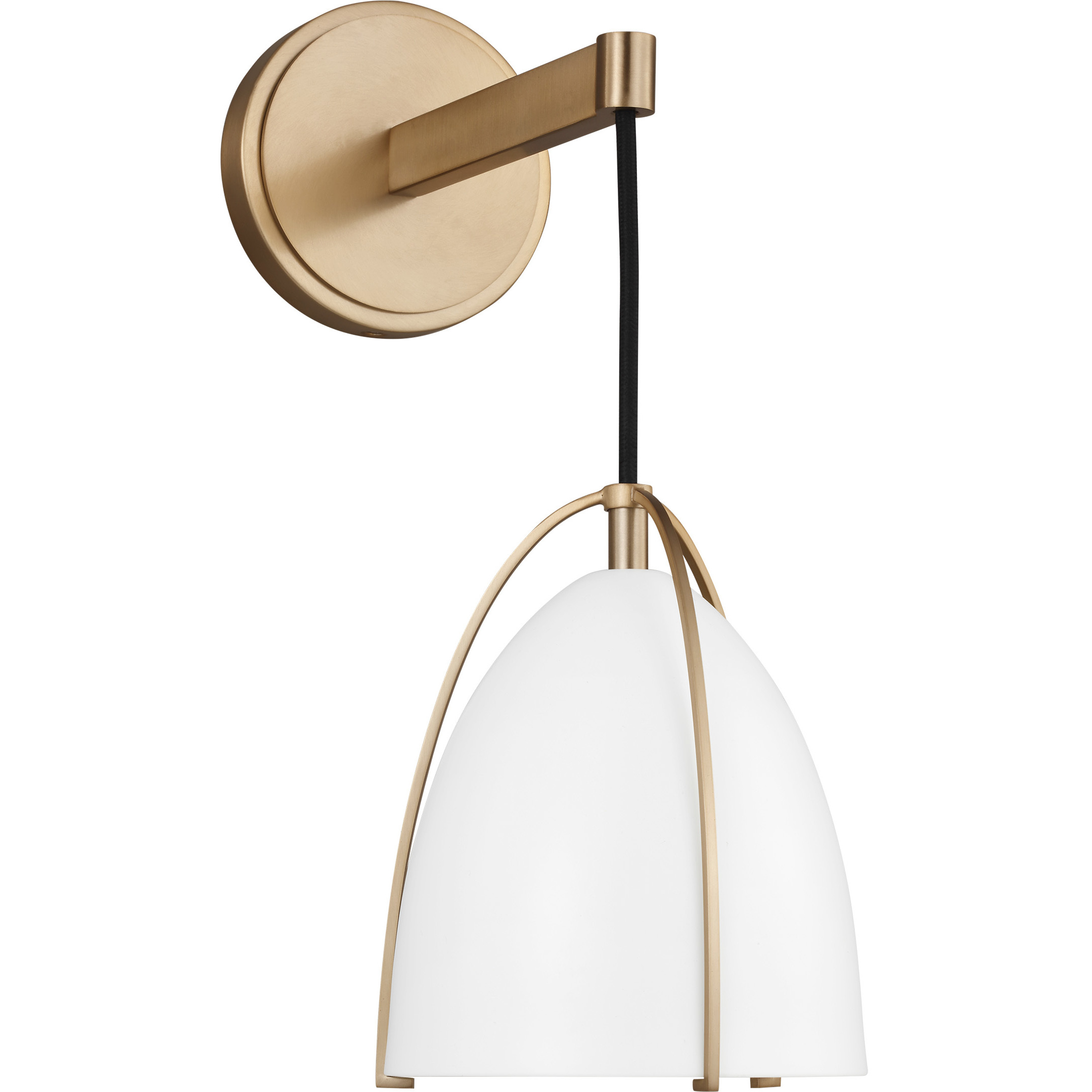 Sean Lavin Norman 1 Light 6 inch Satin Brass Wall Bath Fixture Wall Light