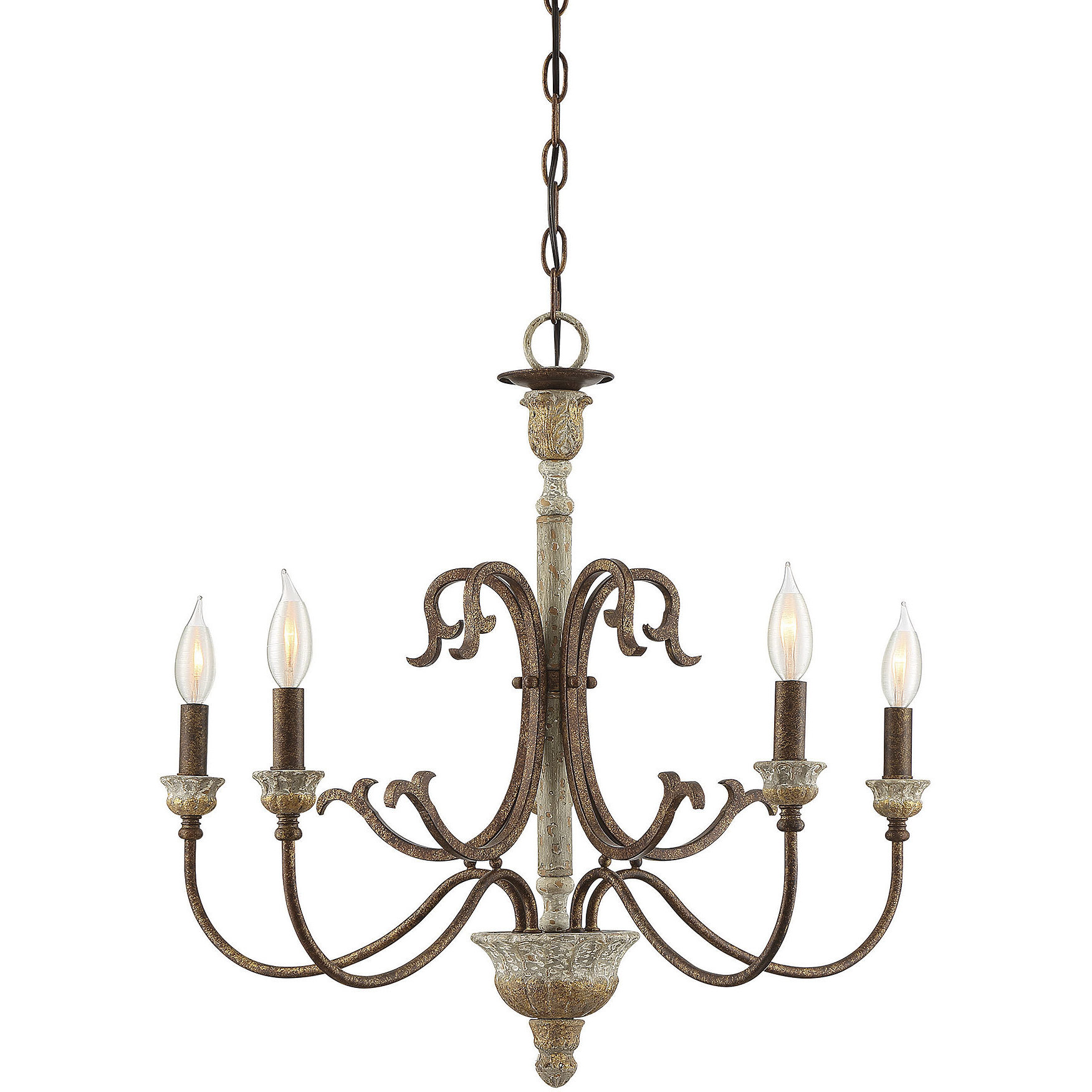 Sabine 5 Light 26 inch Avignon Chandelier Ceiling Light