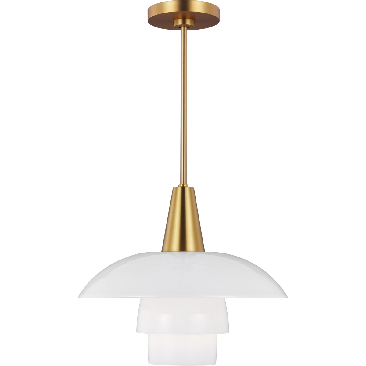 ED Ellen DeGeneres Rossie 1 Light 13 inch Burnished Brass Pendant Ceiling Light