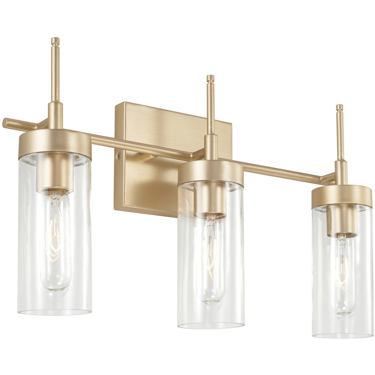 Austin Allen & Co. Elijah 3 Light 19 inch Soft Gold Vanity Light Wall Light AA1015SF - Open Box