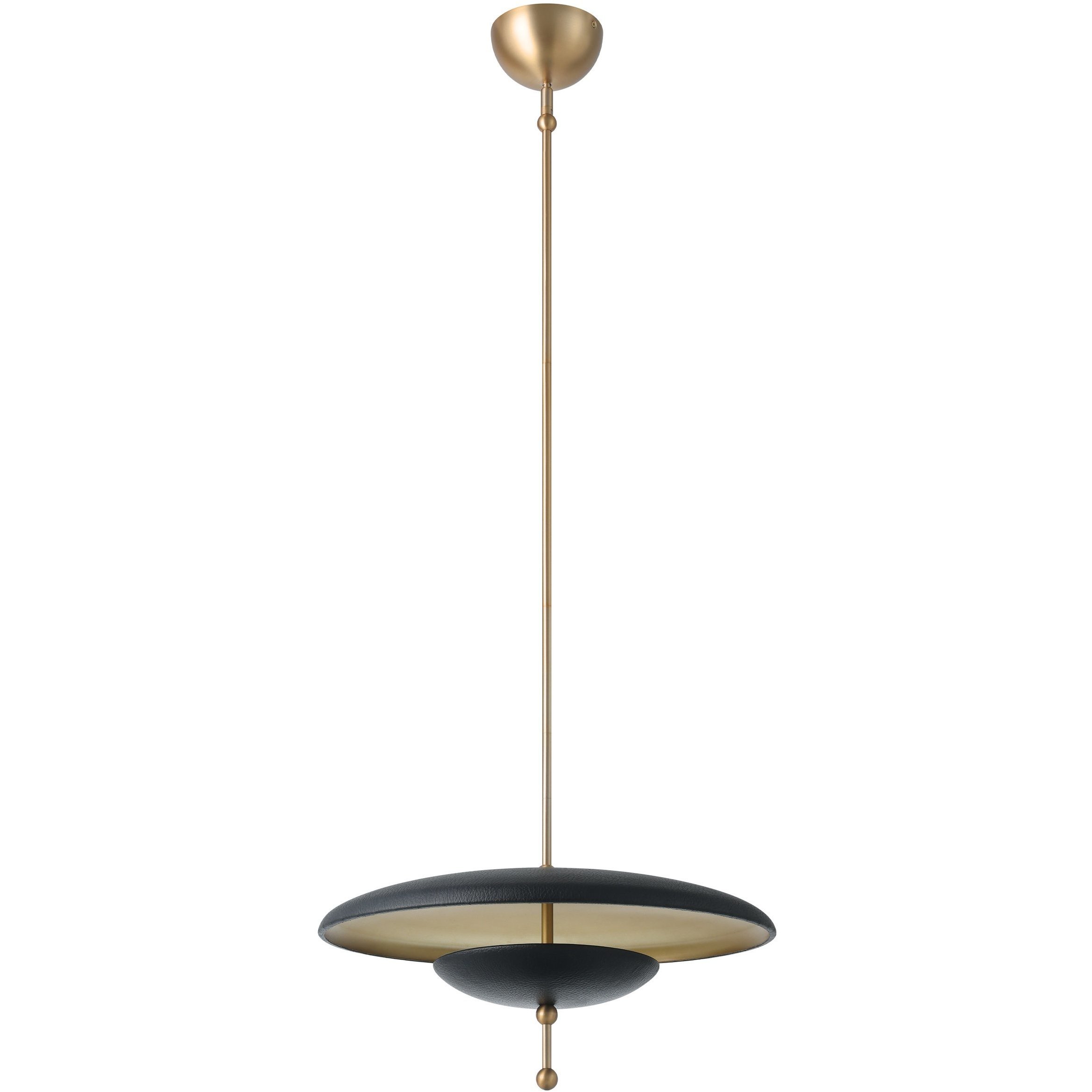 Sinclair LED 20 inch Champagne Gold Convertible Pendant Ceiling Light