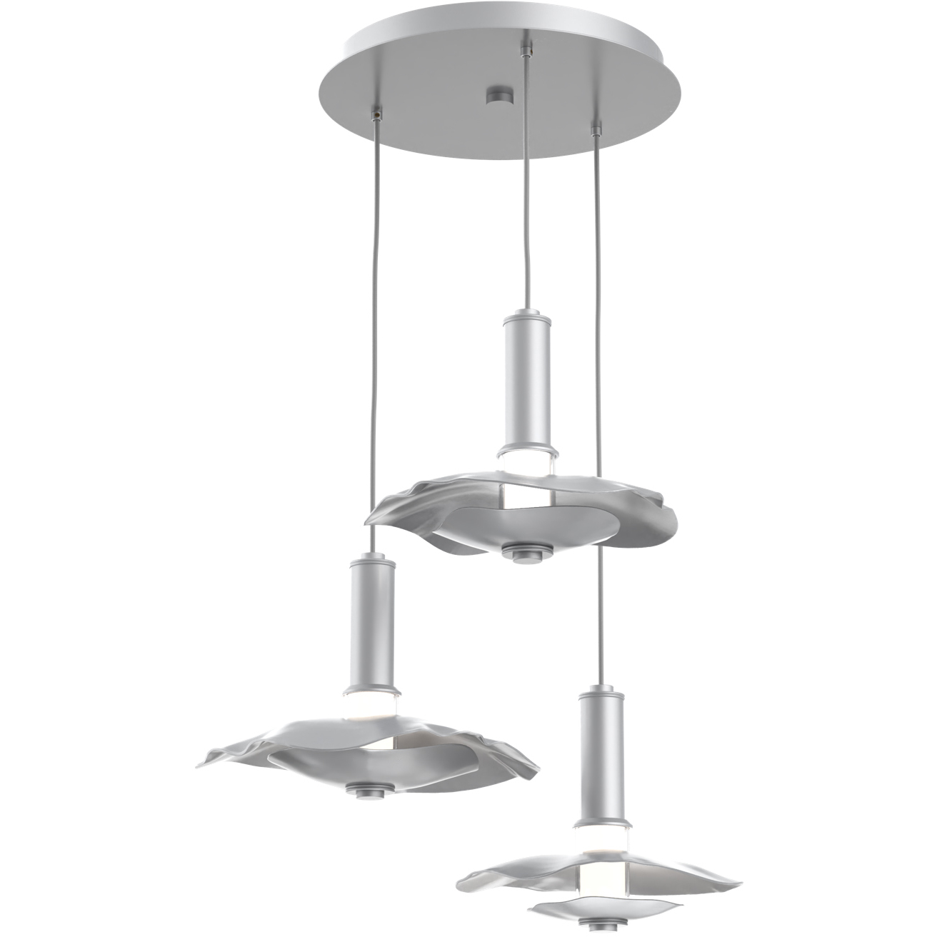 Cumulus LED 27 inch Classic Silver Multi-Pendant Ceiling Light