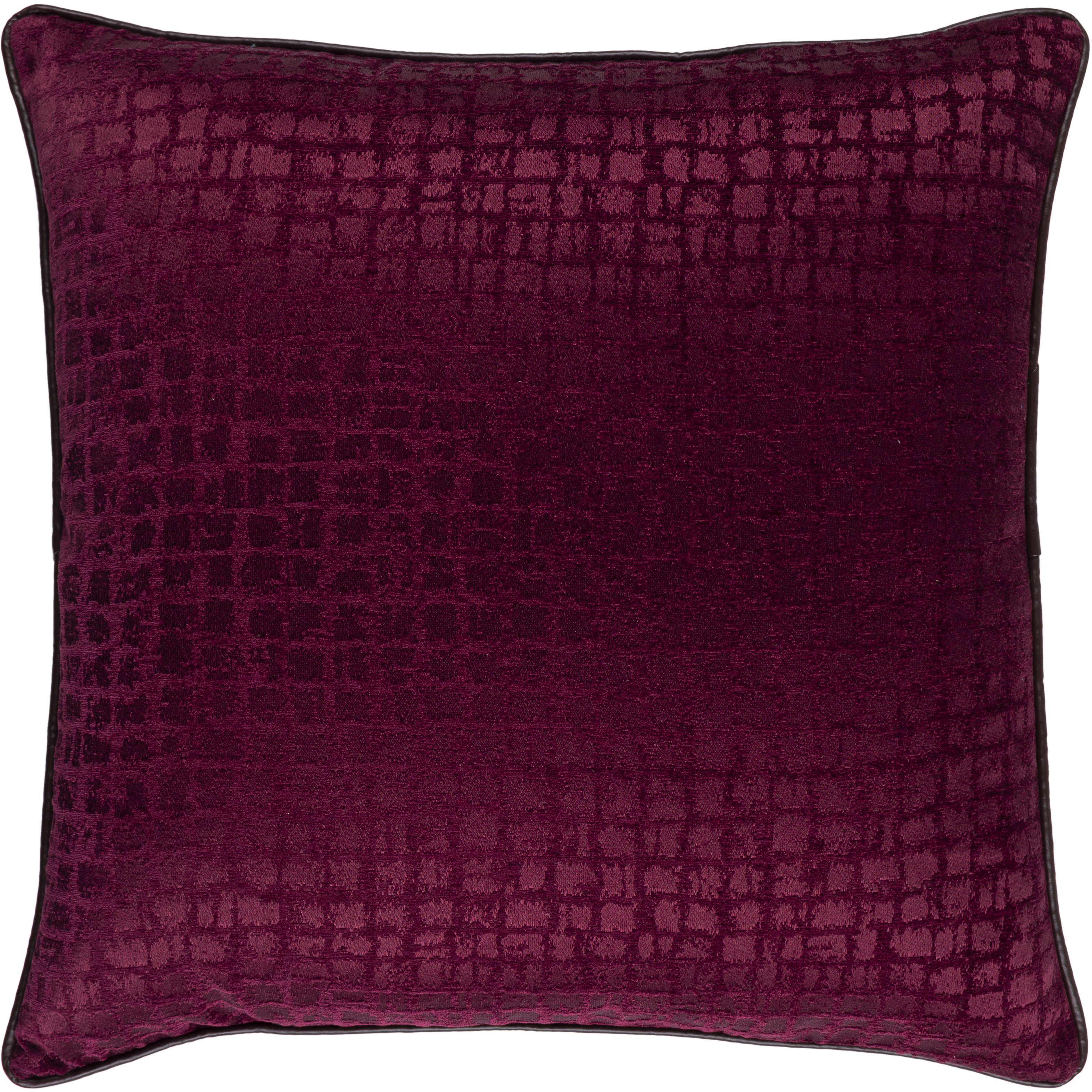 Tambi 18 inch Burgundy Pillow Kit in 18 x 18, Square
