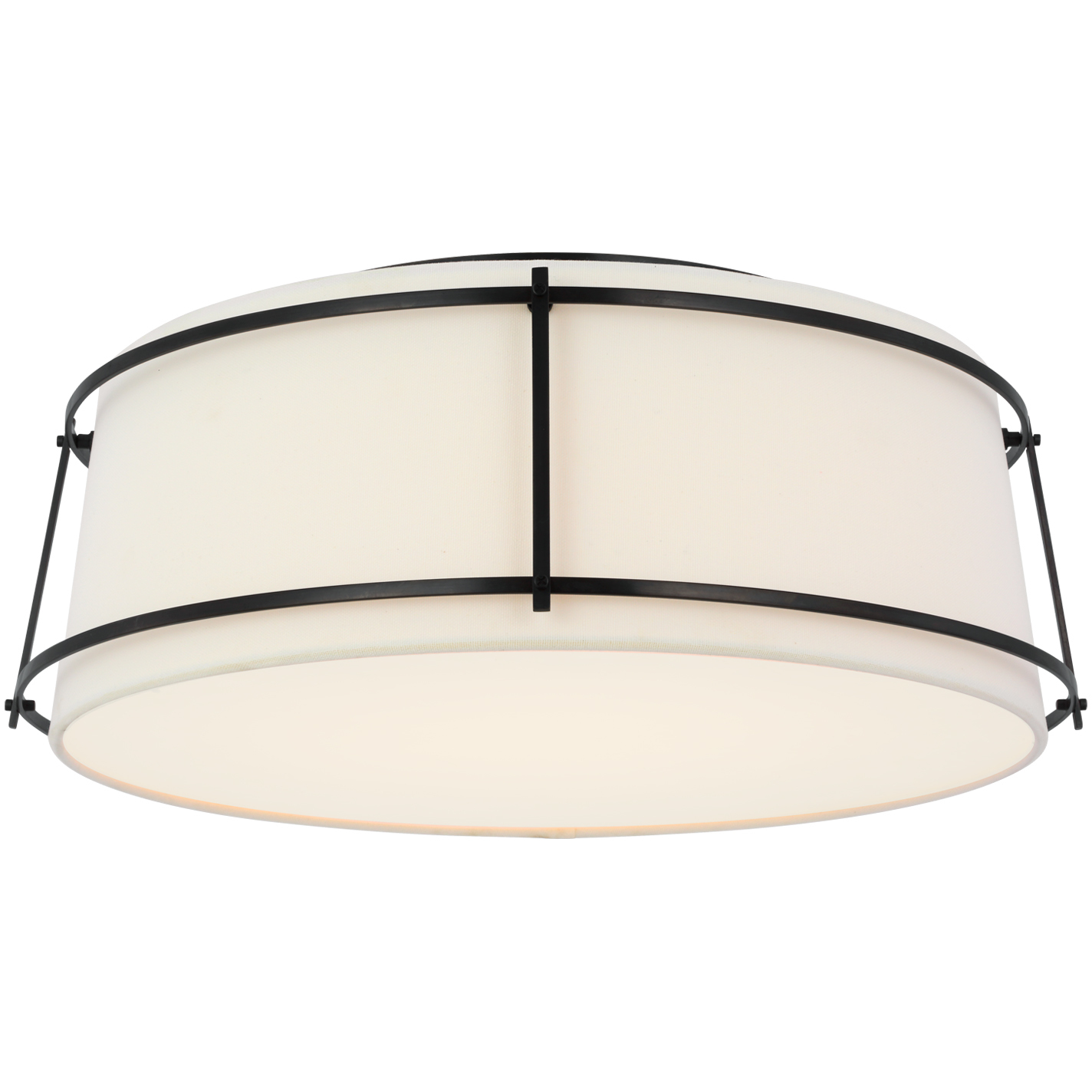 Carrier and Company Callaway LED 17.25 inch Bronze Flush Mount Ceiling Light